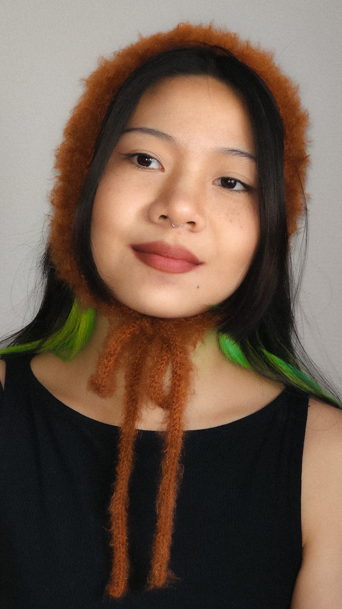 Earmuffs ginger and fluffy