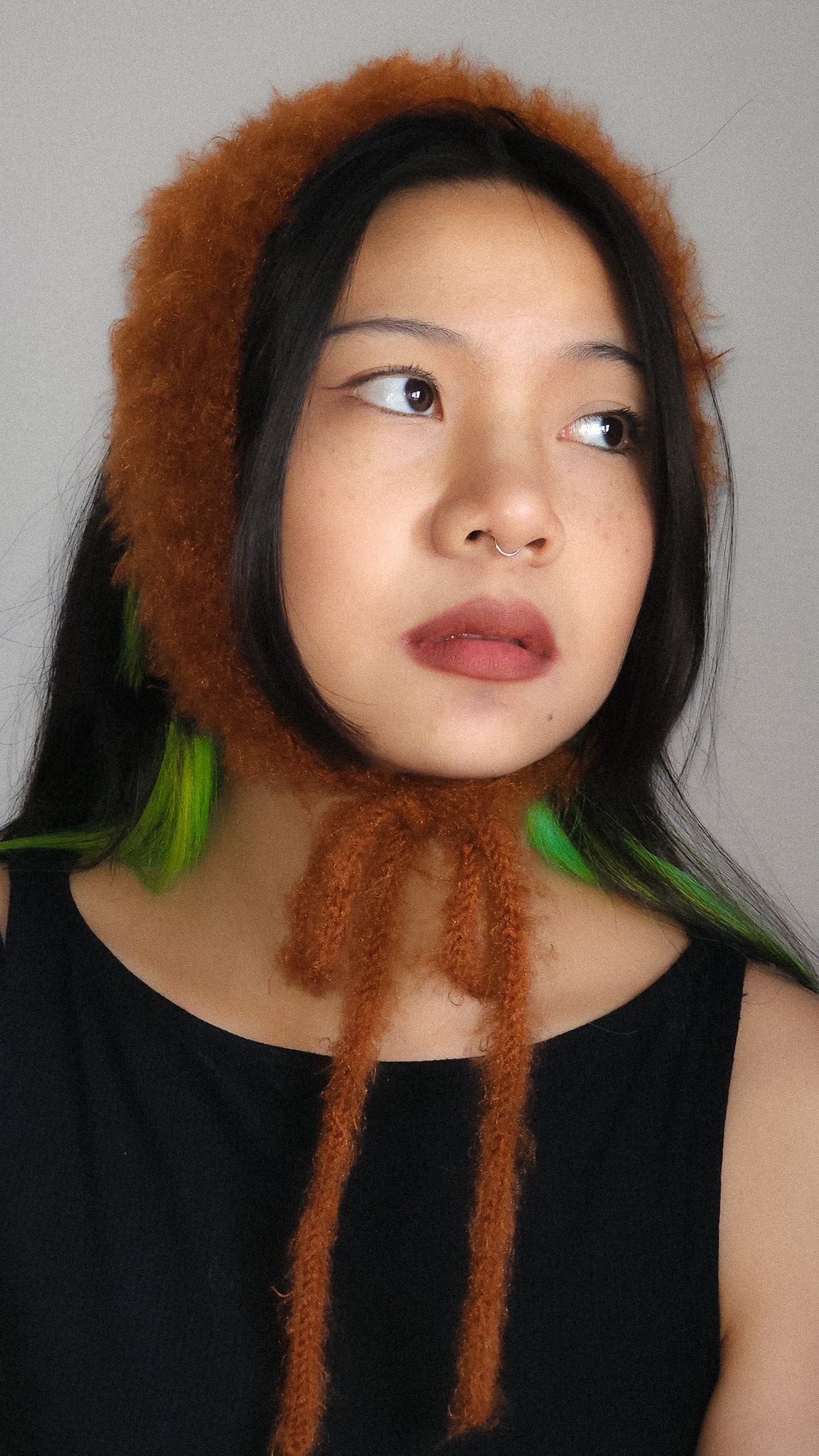 Earmuffs ginger and fluffy