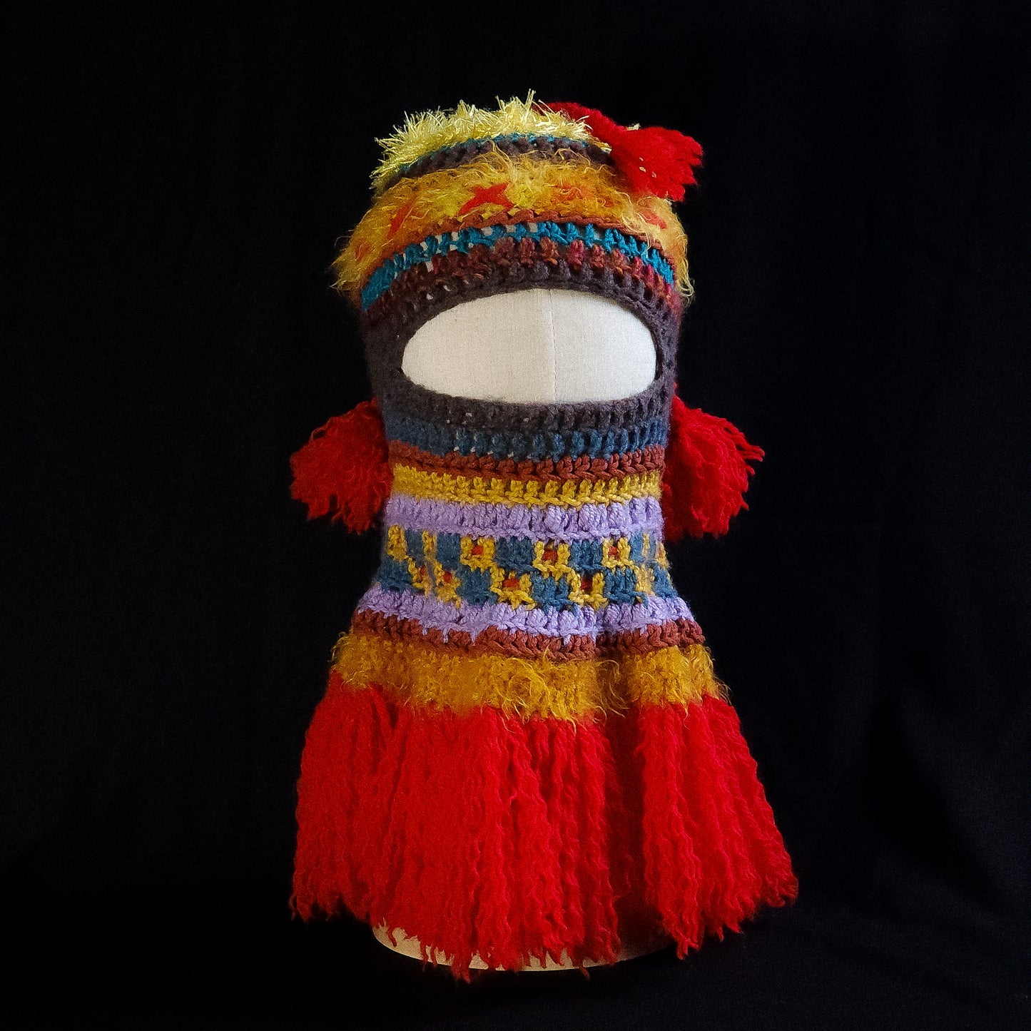 Happy Pompons balaclava