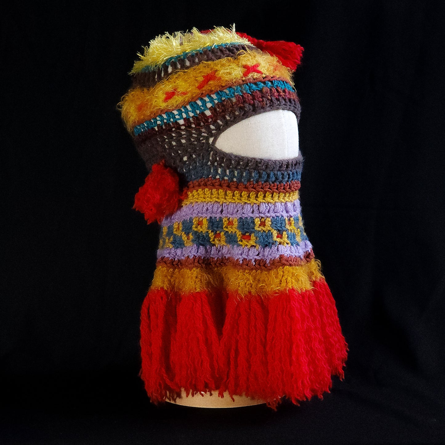 Happy Pompons balaclava