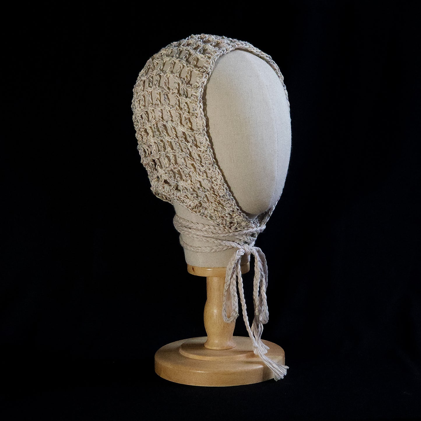 Pie hat mix of beige