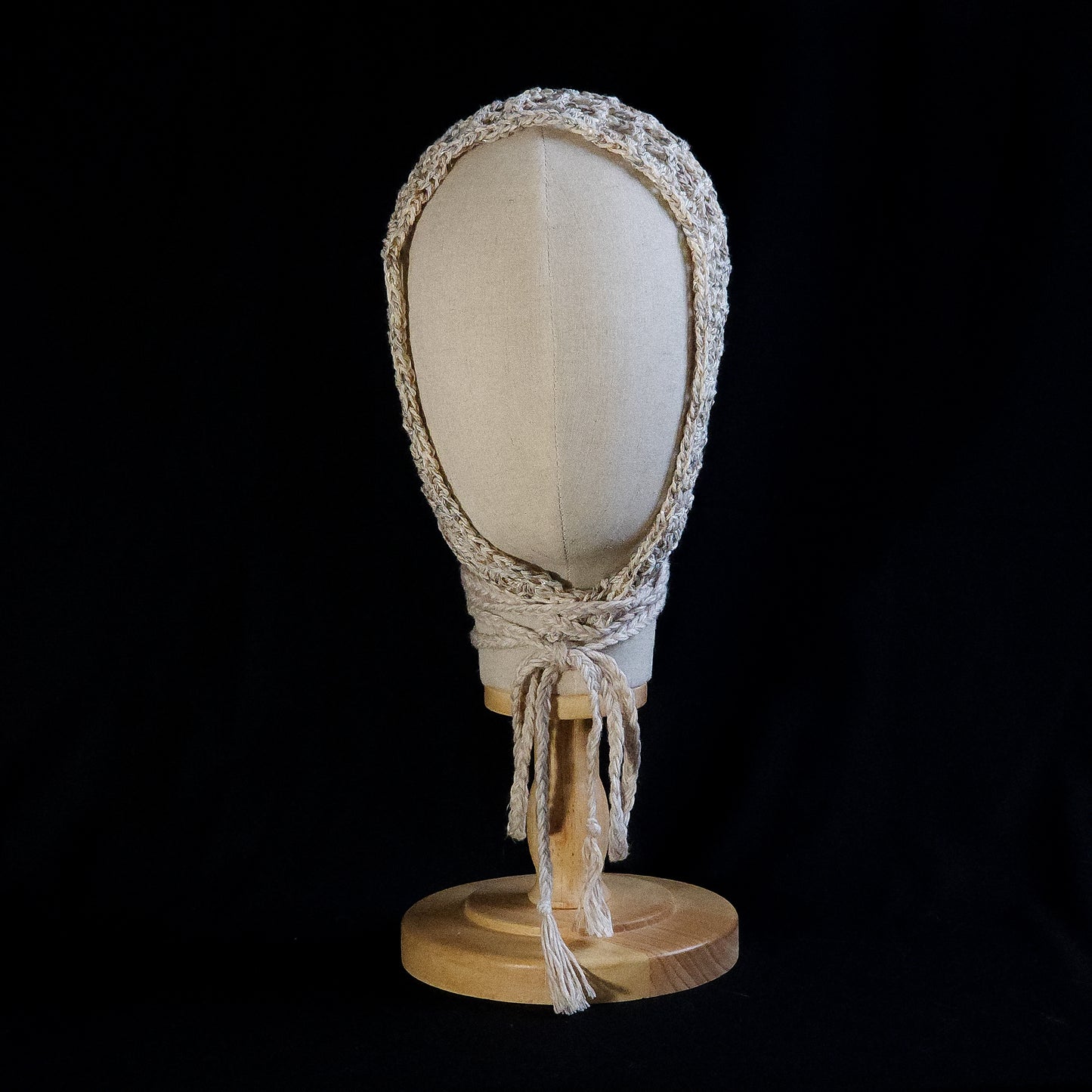 Pie hat mix of beige