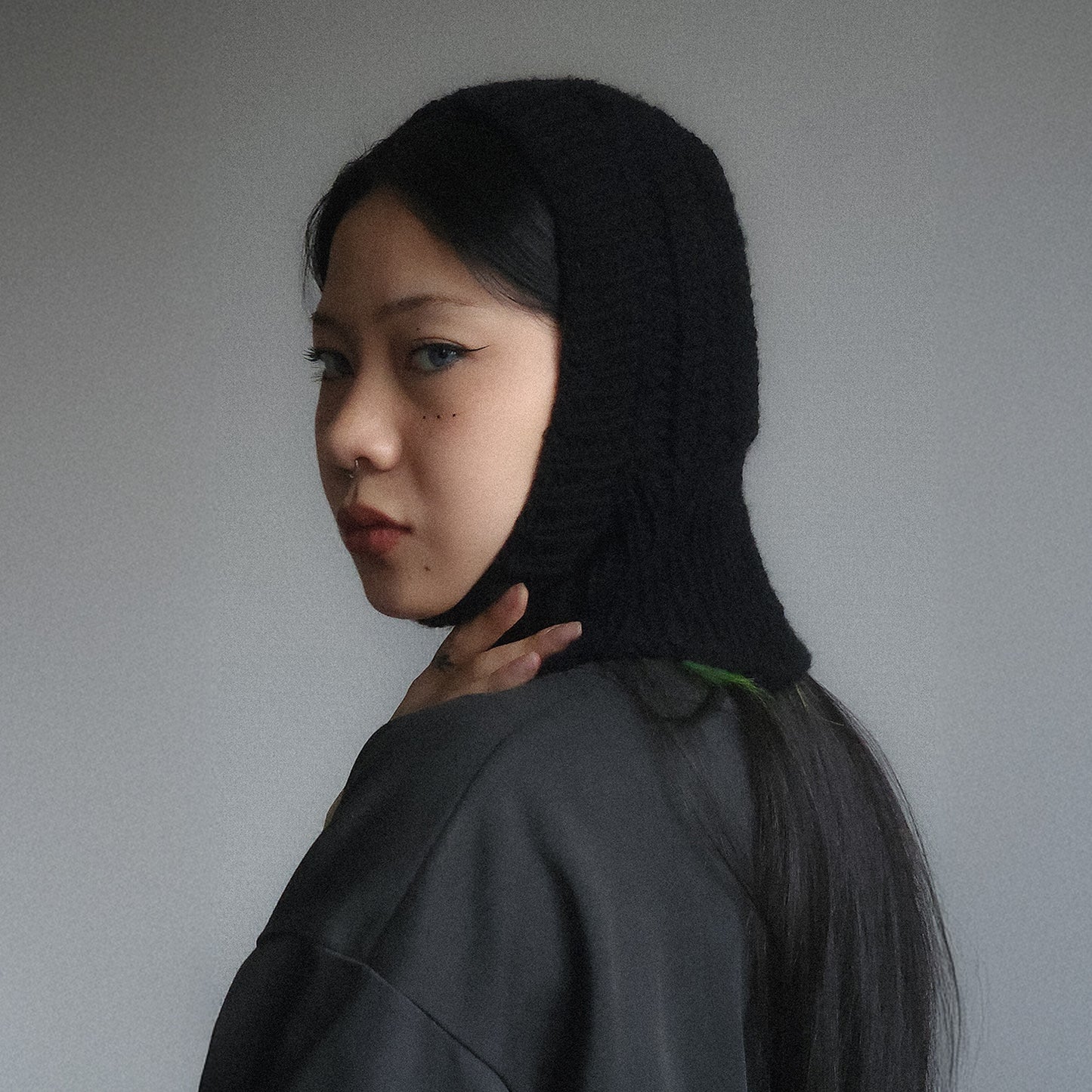Tightened neck balaclava