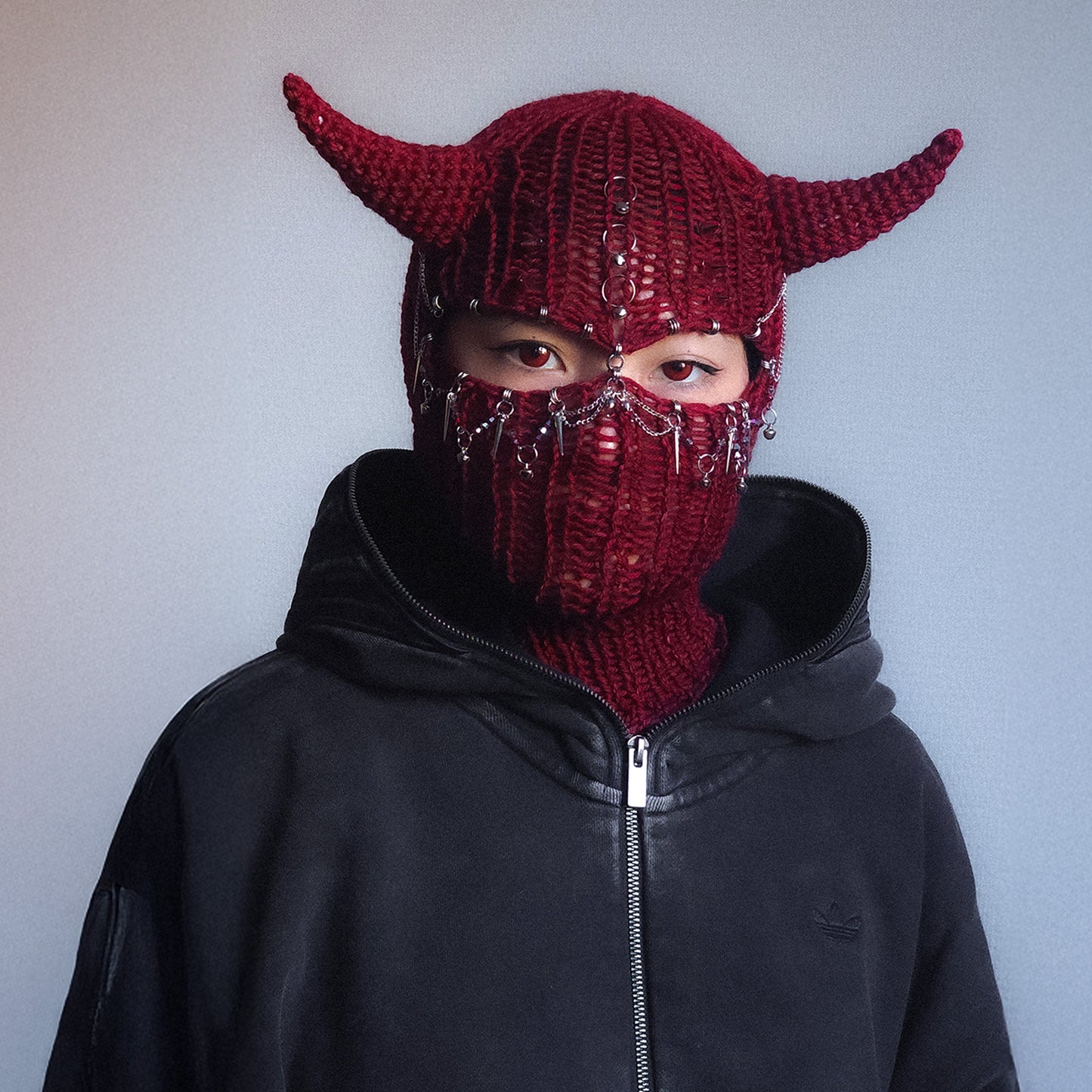 Burnt Love Knitted Balaclava