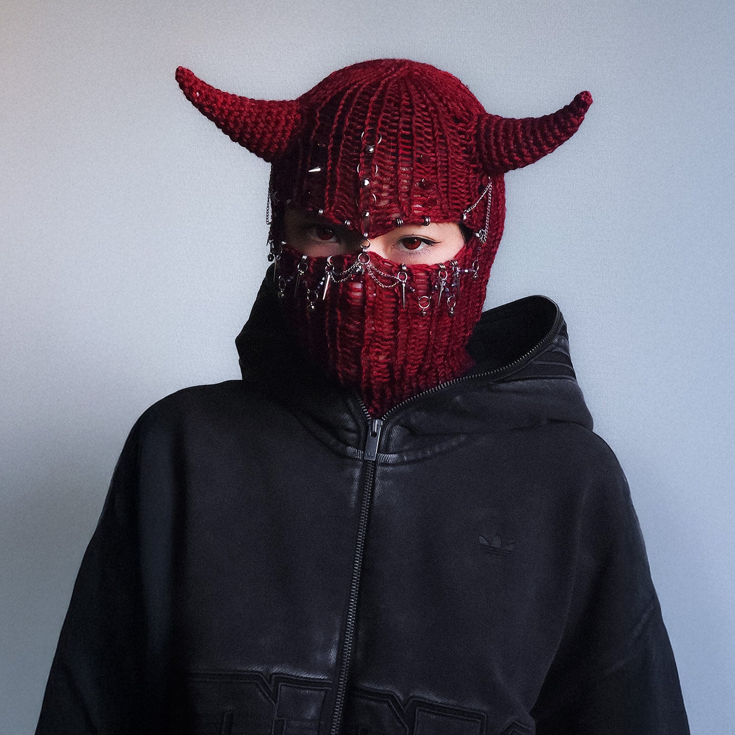Burnt Love Knitted Balaclava