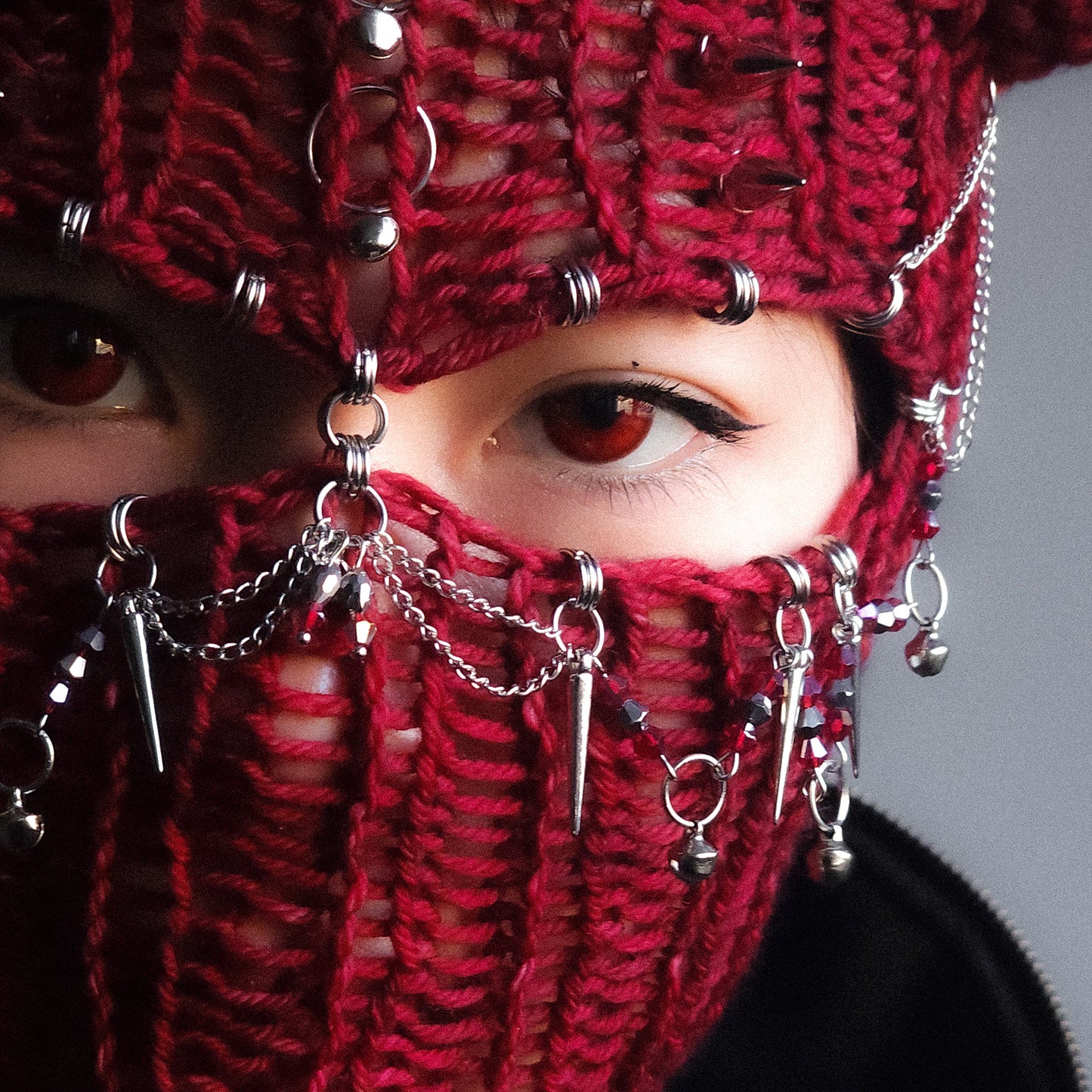 Burnt Love Knitted Balaclava