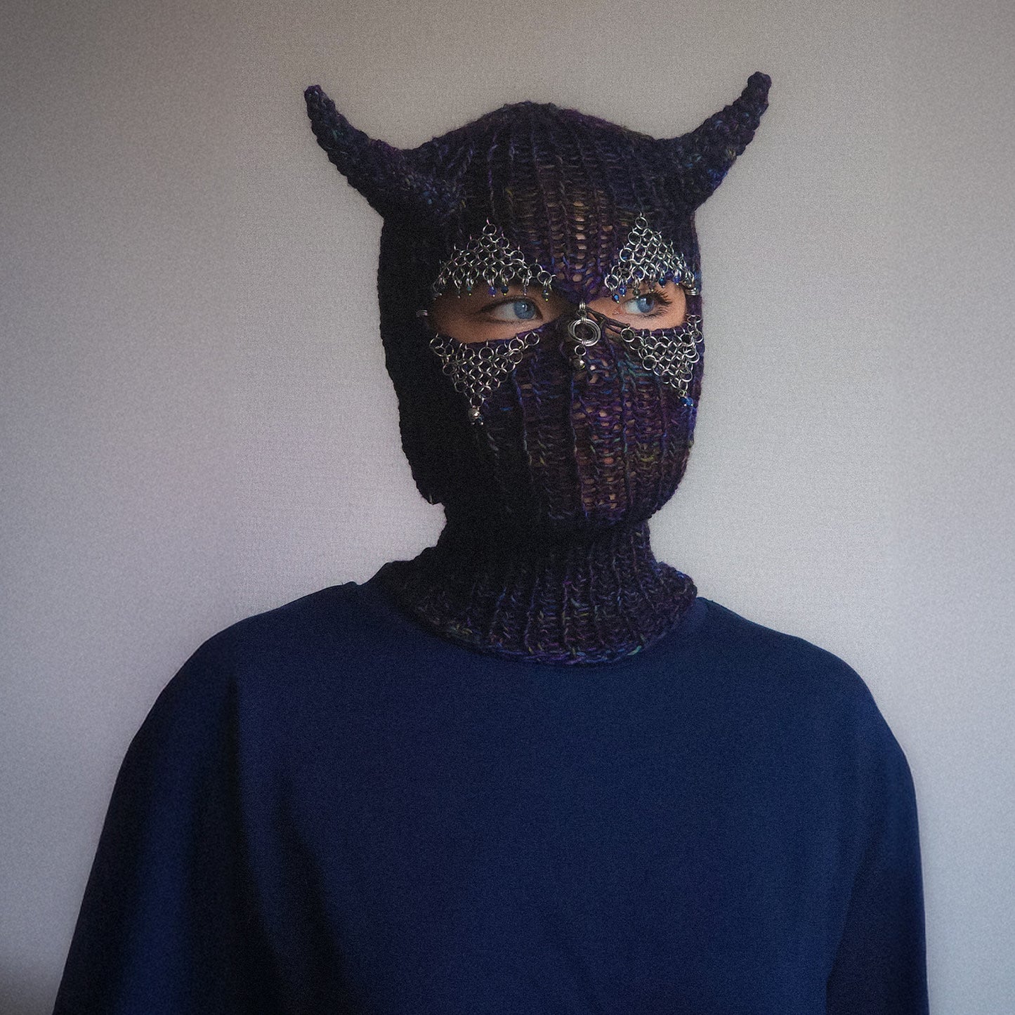 Mystic knight Knitted Balaclava