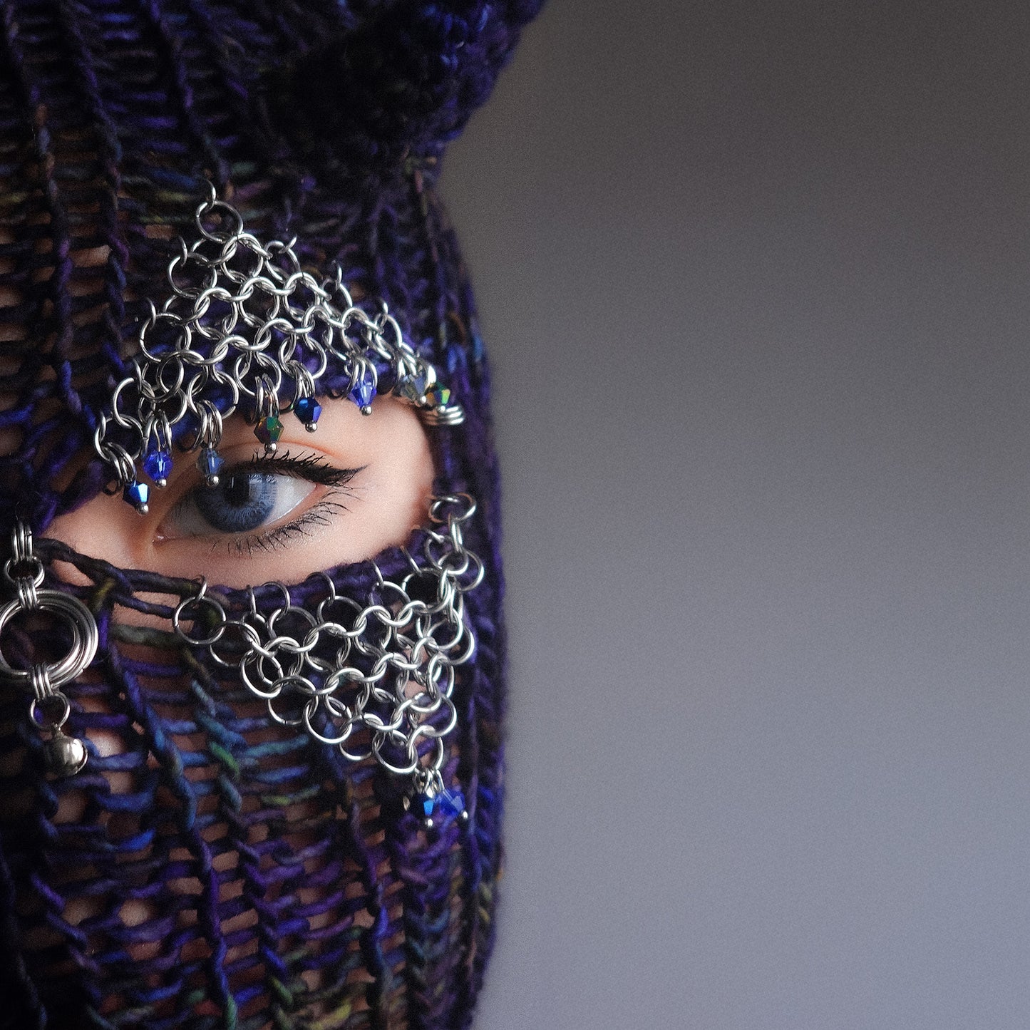 Mystic knight Knitted Balaclava