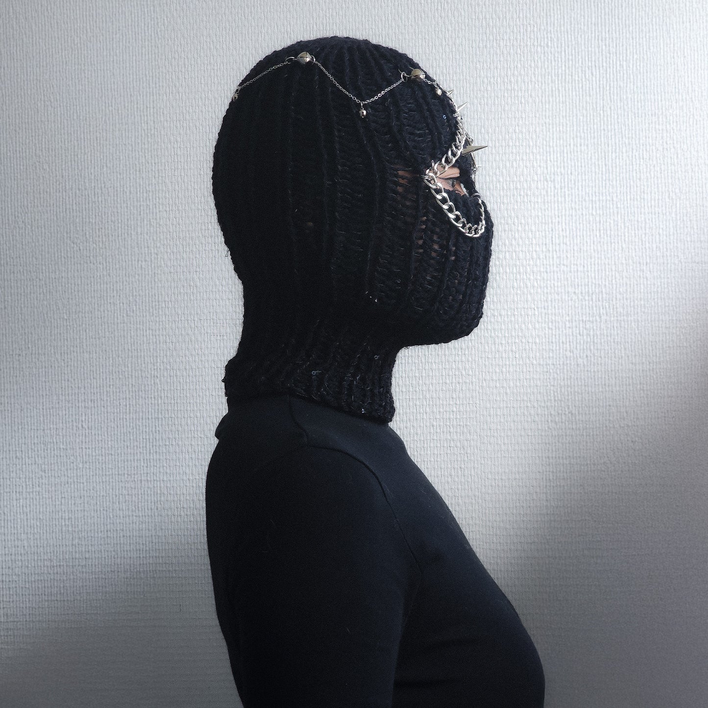 Chained Knitted Balaclava