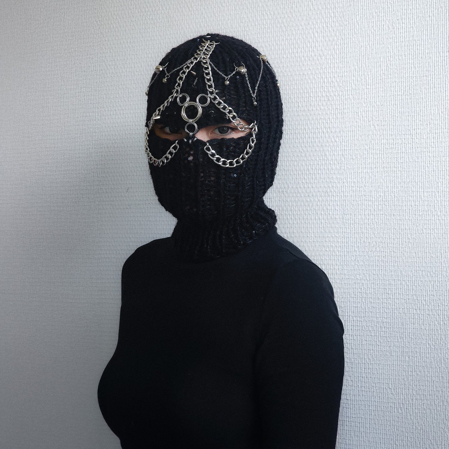 Chained Knitted Balaclava