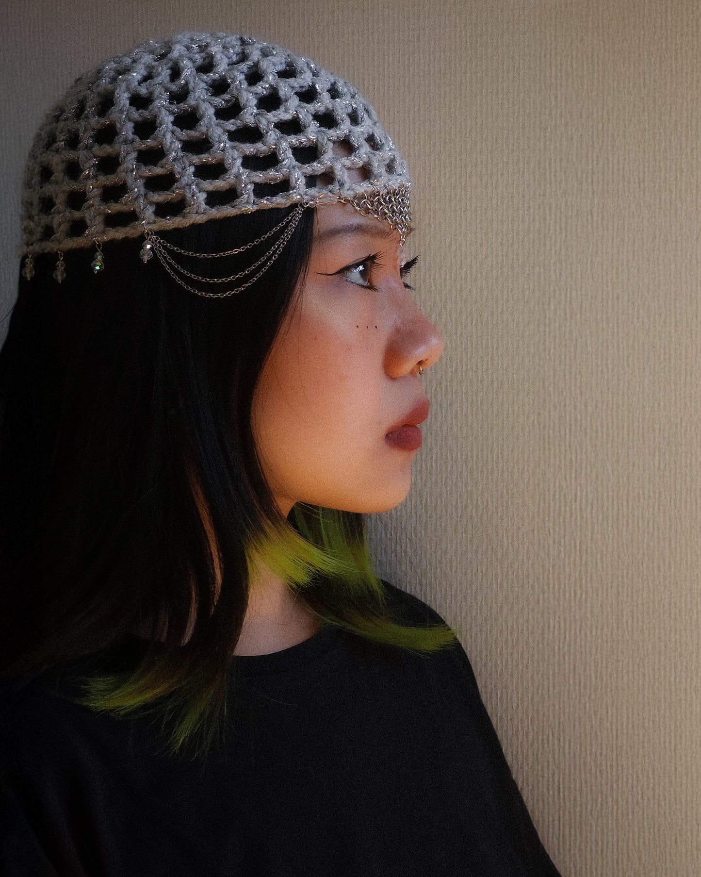 Mithril Knight fishnet hat