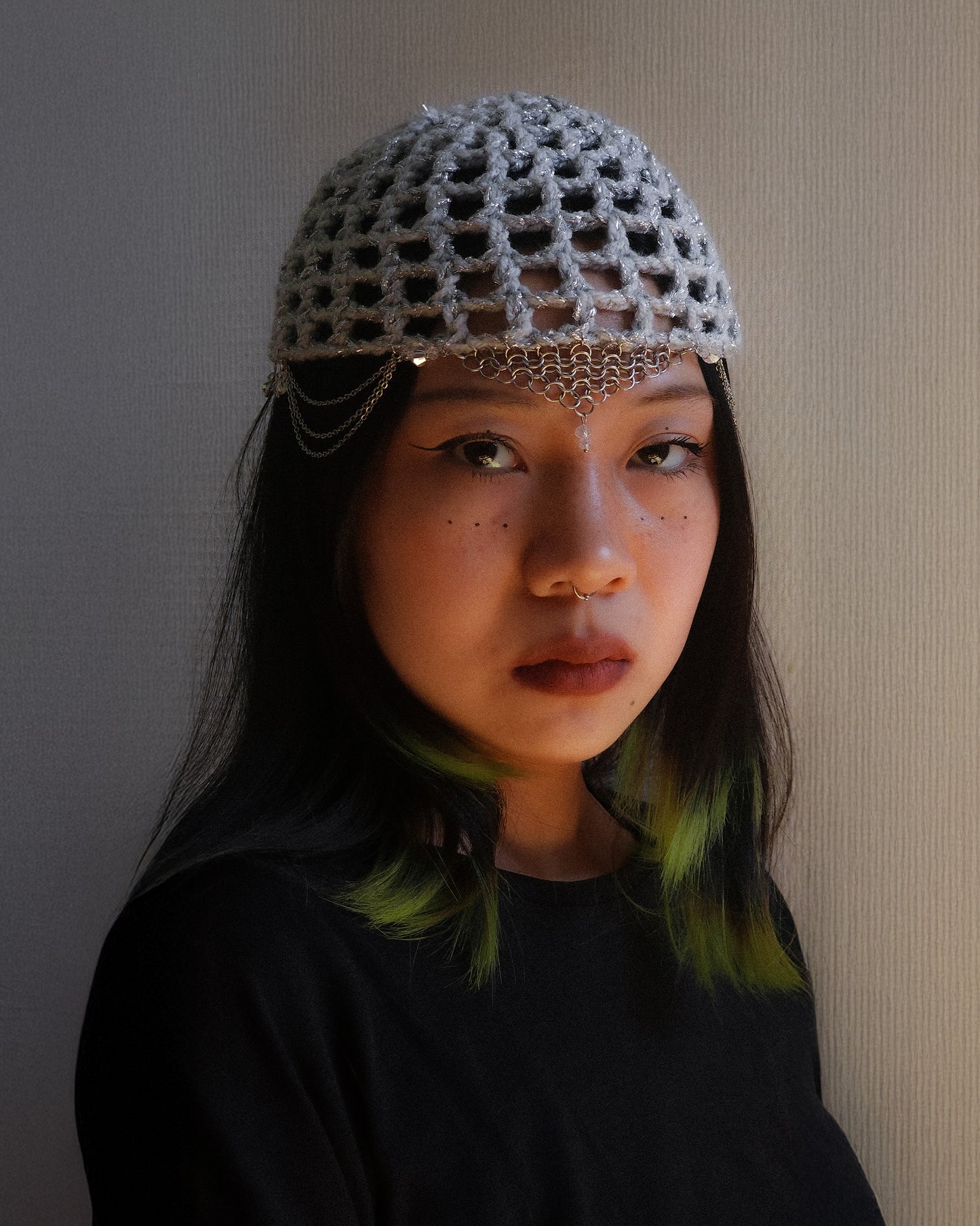 Mithril Knight fishnet hat