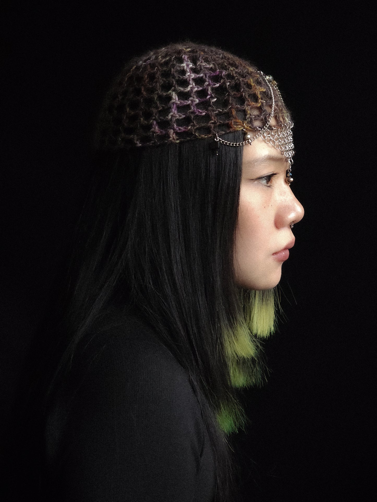 Colorful Dust Fishnet Hat