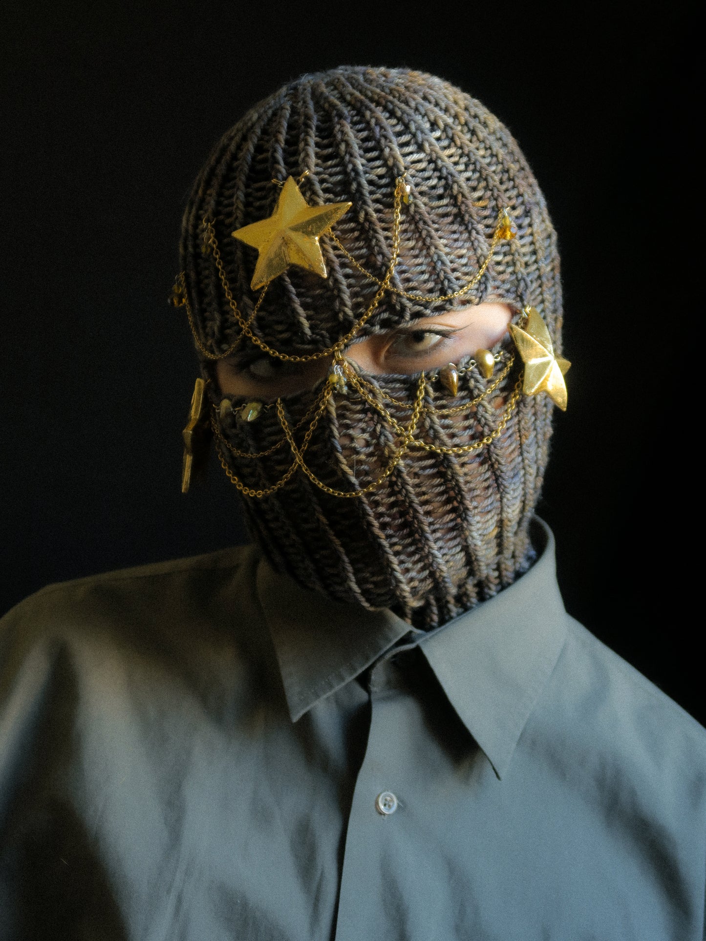 Golden Age Knitted Balaclava