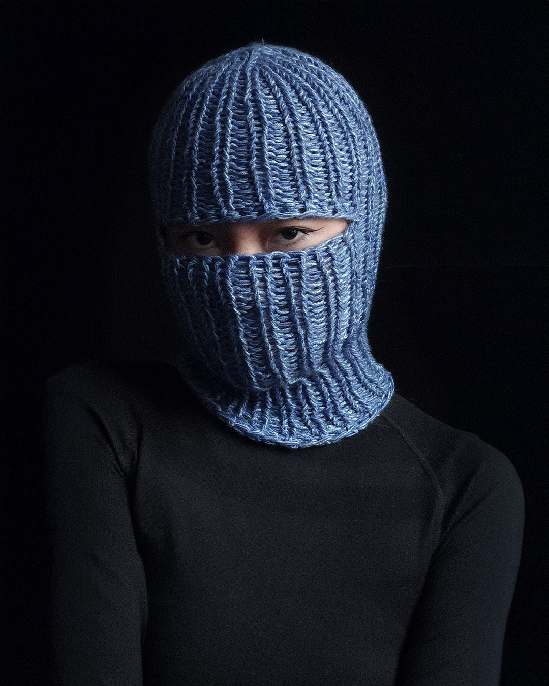 Blue Sky Knitted Balaclava