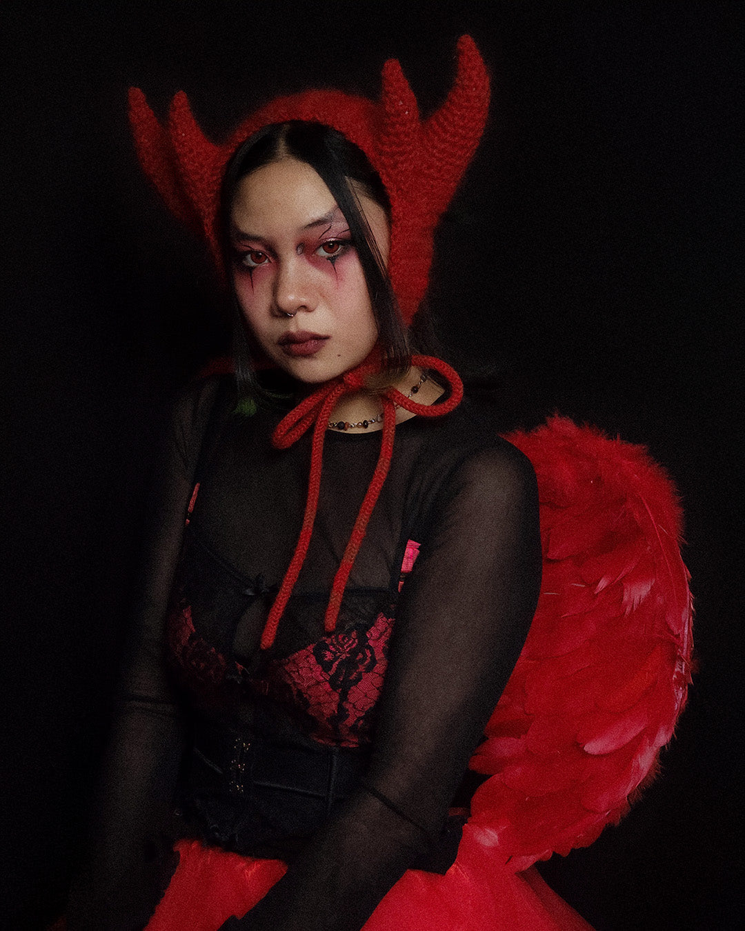 Fallen Angel Fluffy Earmuff