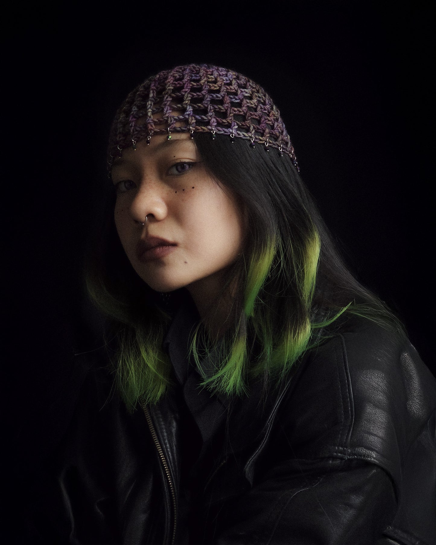 Tinkling Hortensia fishnet hat