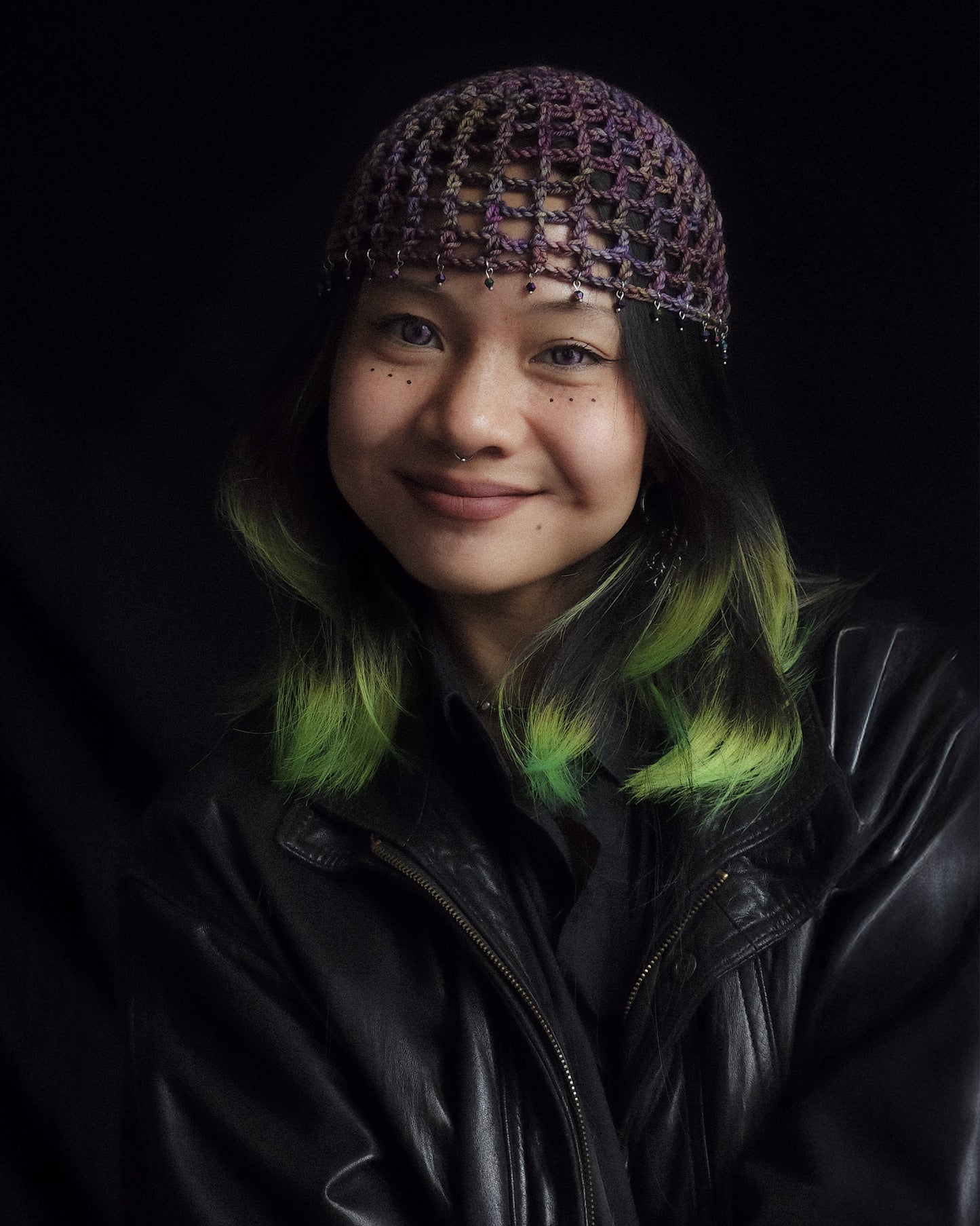 Tinkling Hortensia fishnet hat