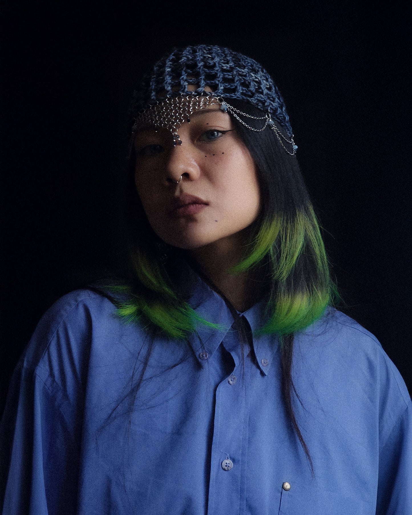 Wildflower Knight fishnet hat