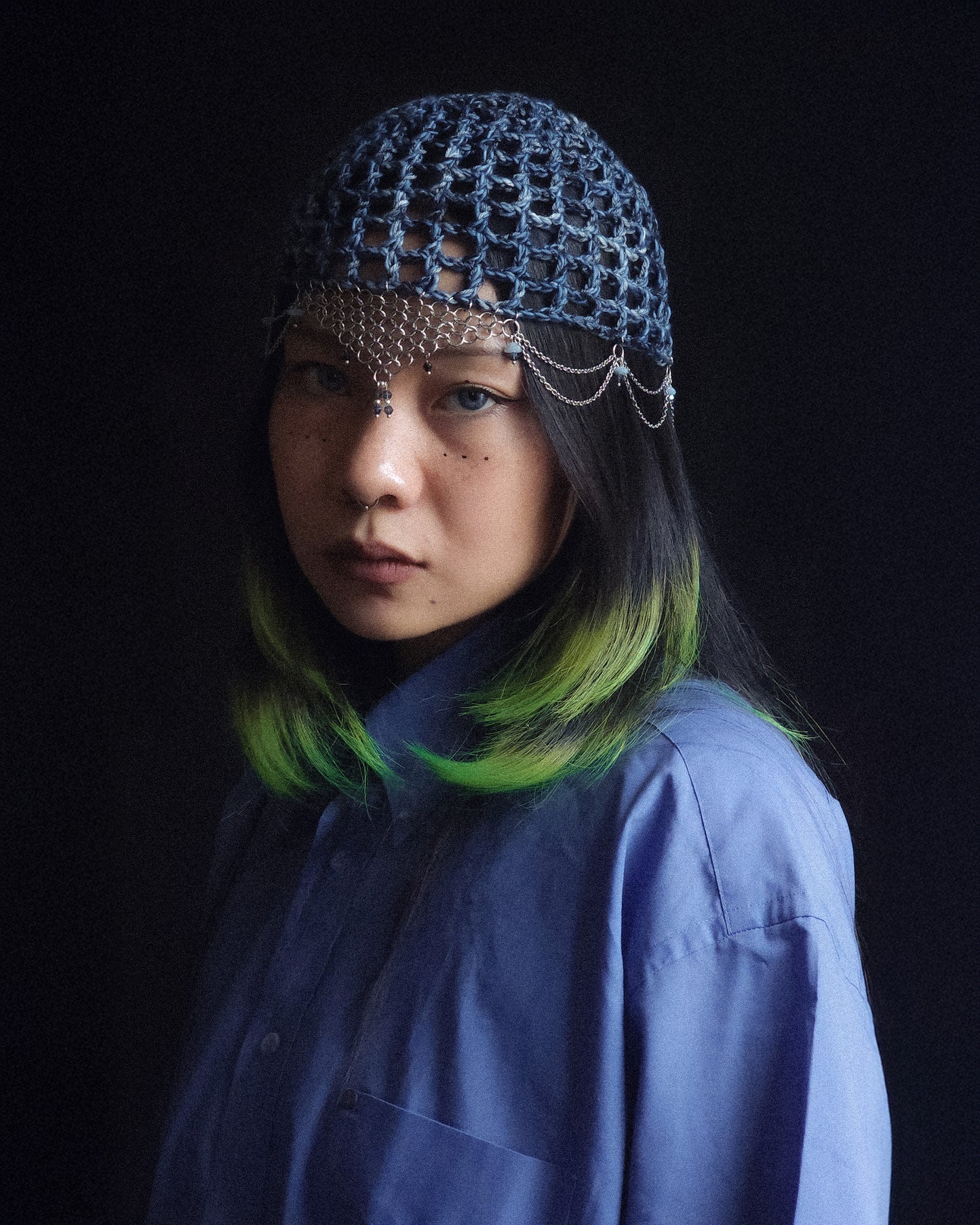 Wildflower Knight fishnet hat