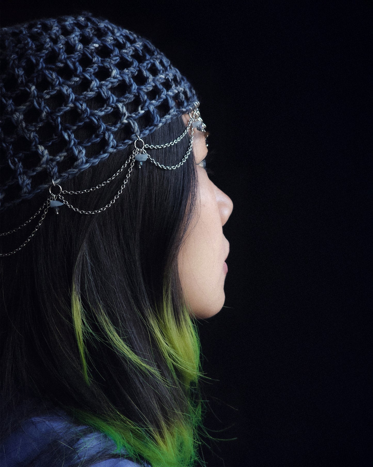 Wildflower Knight fishnet hat