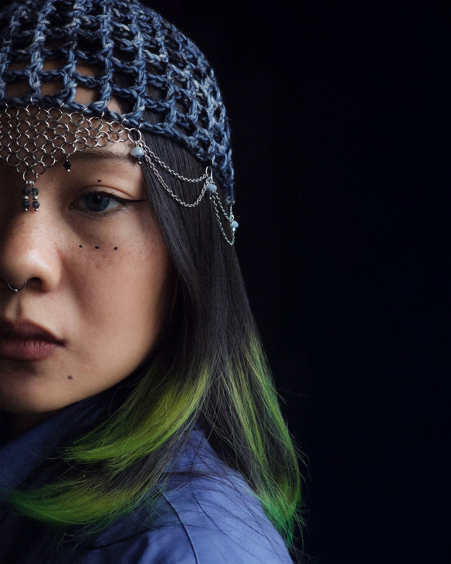 Wildflower Knight fishnet hat