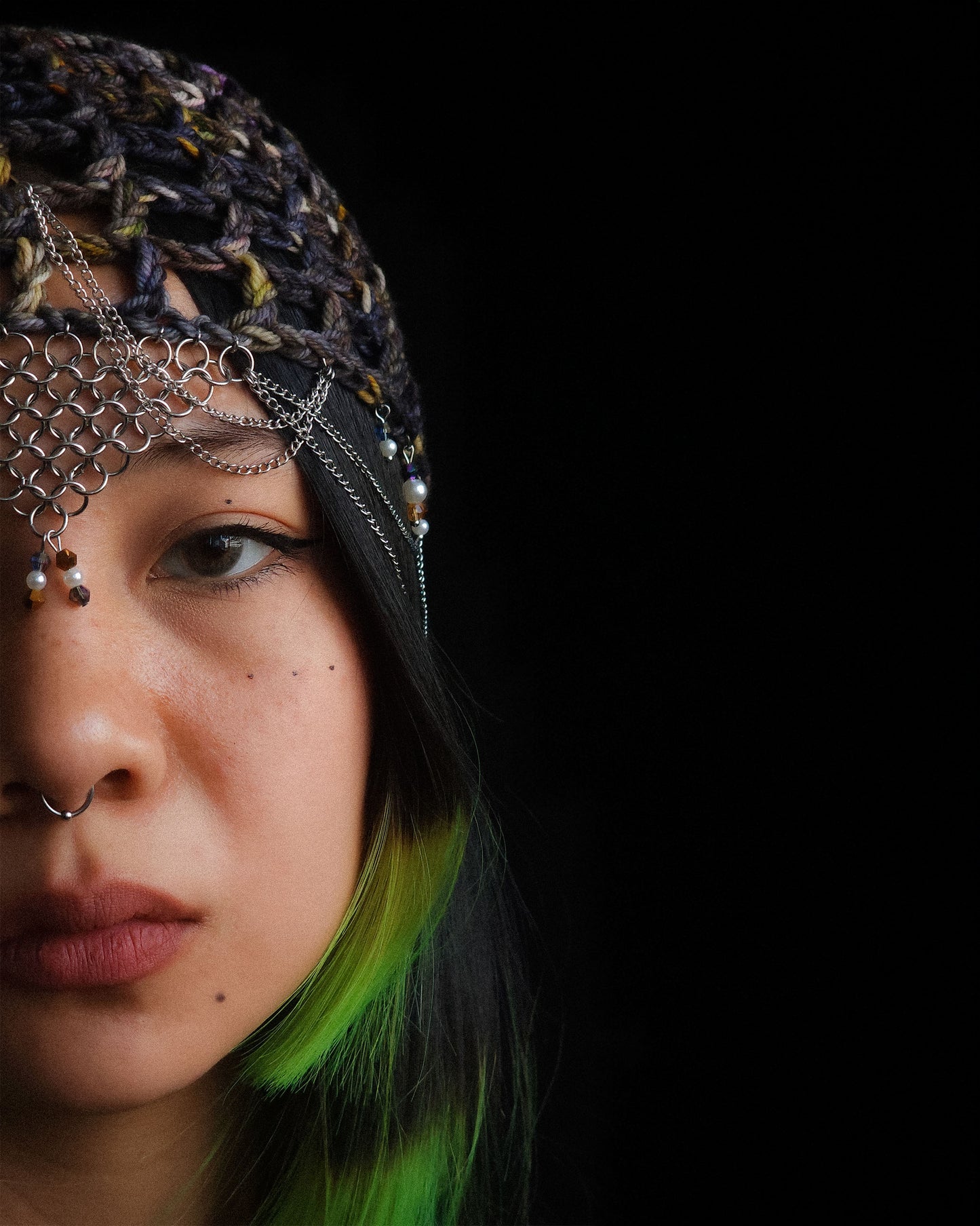 Woodland Soil Knight Fishnet Hat