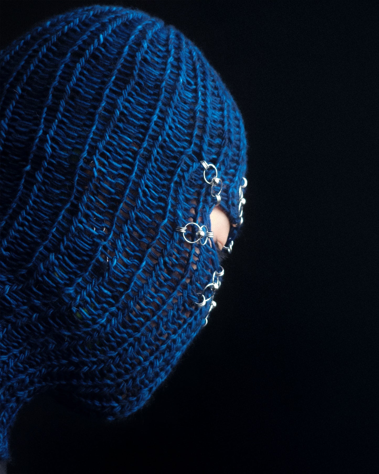 Pierced Night Knitted Balaclava