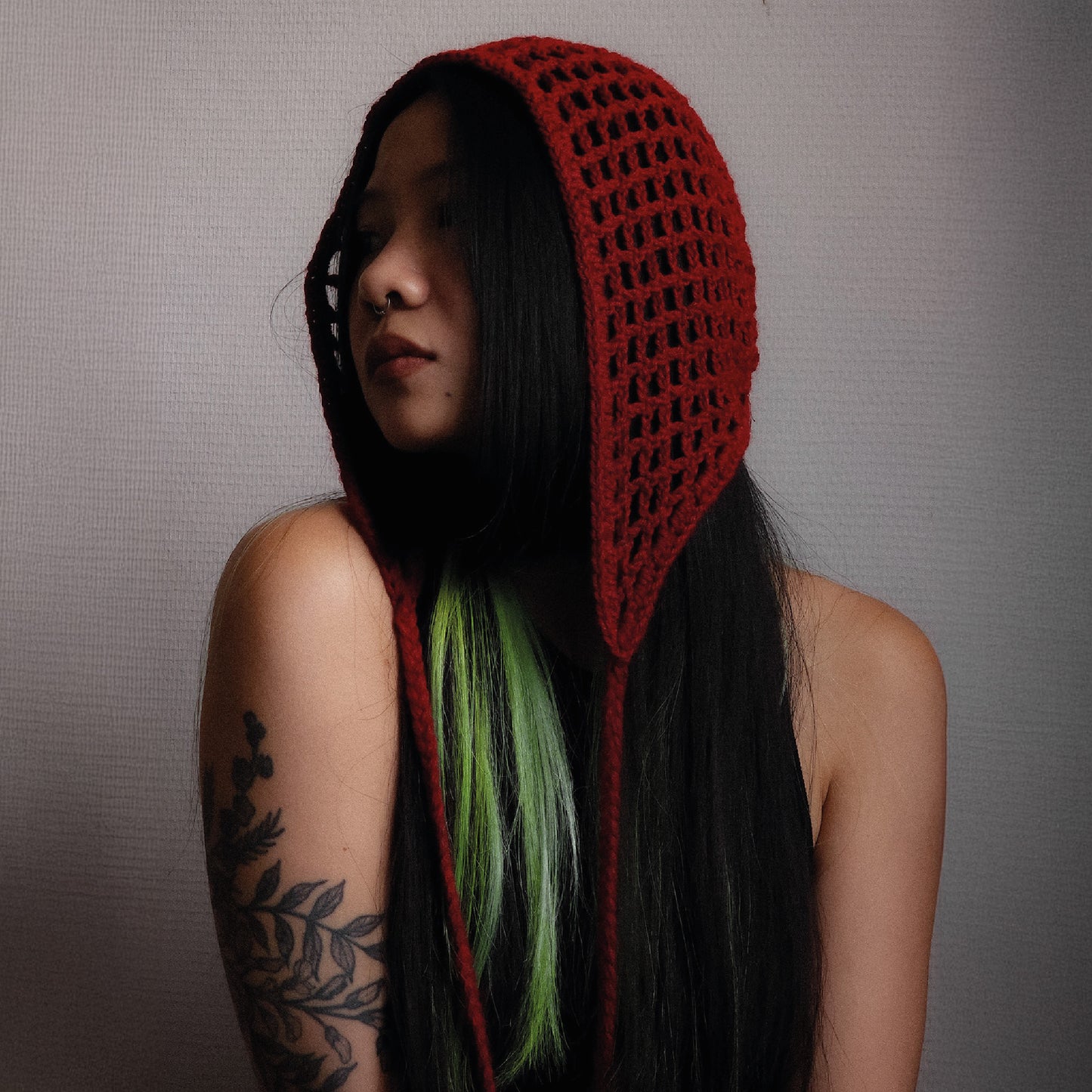 Pie hat red