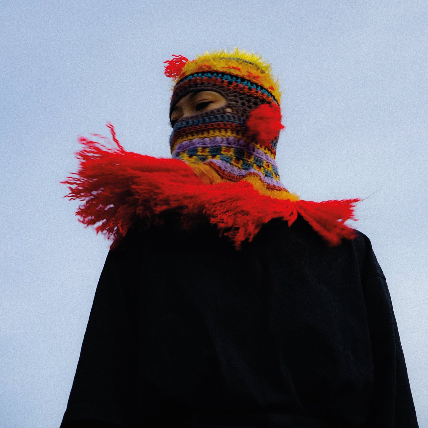 Happy Pompons balaclava