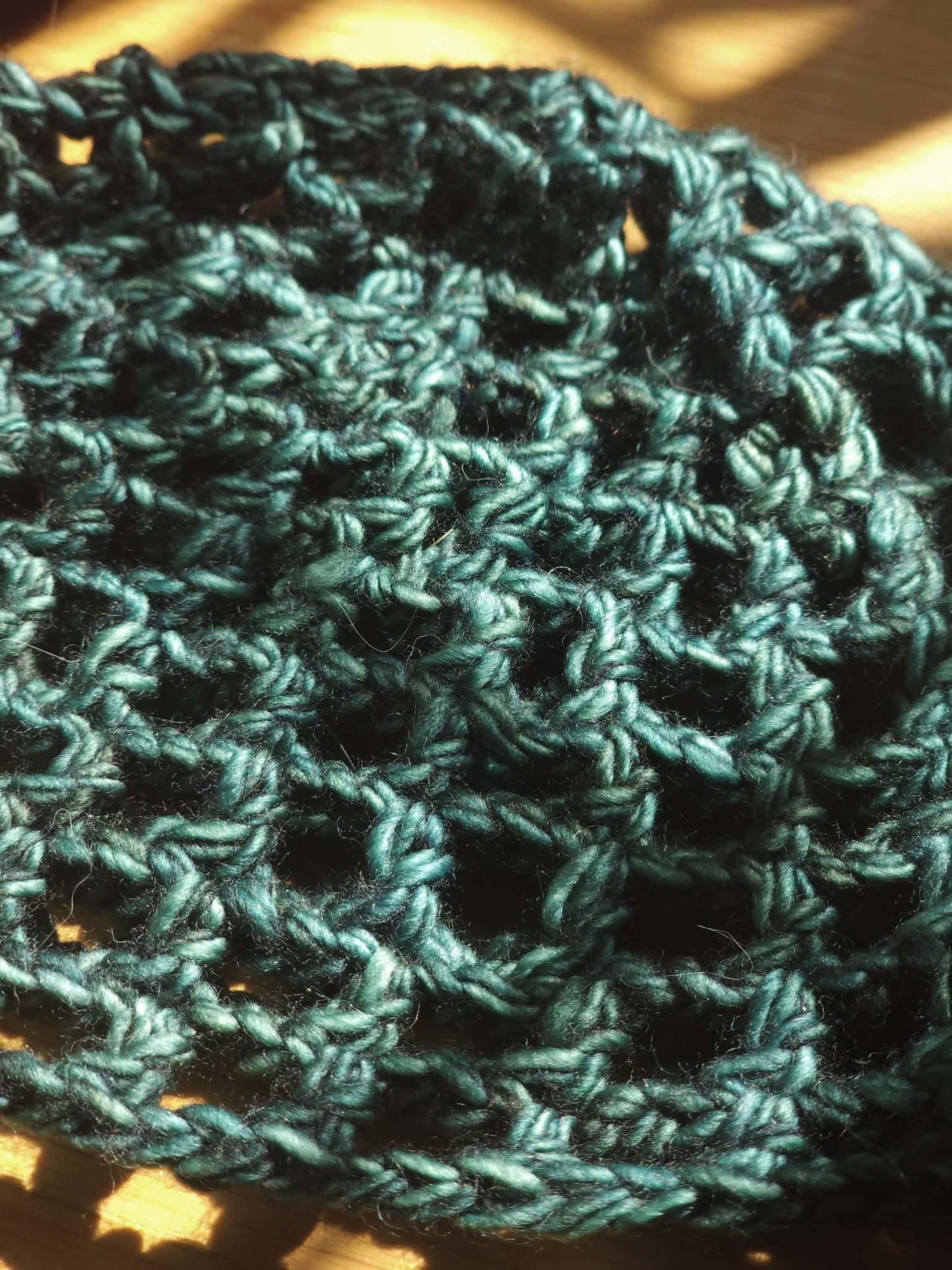 Petrol Fishnet Hat