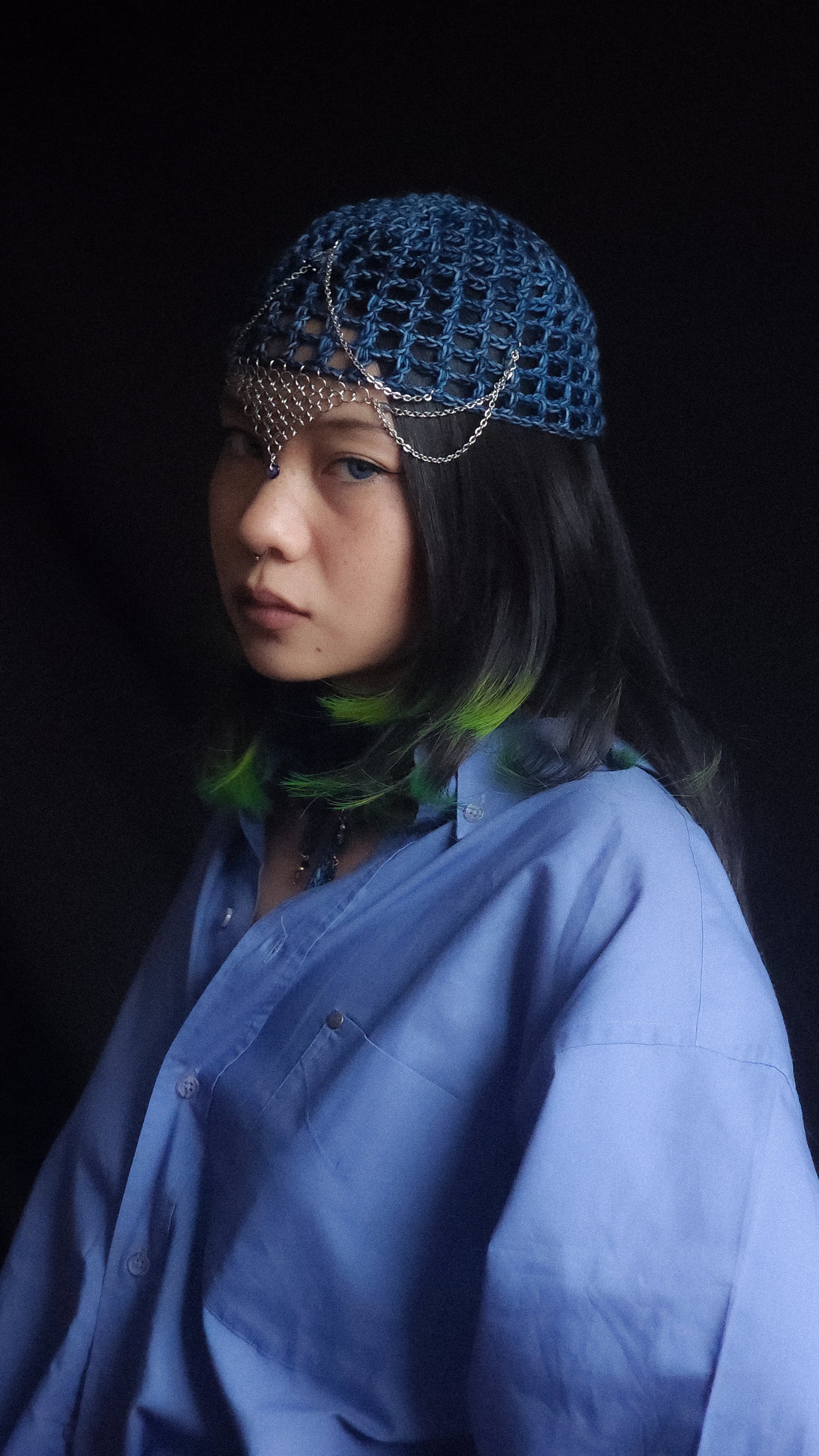 Sea And Sky Fishnet Hat