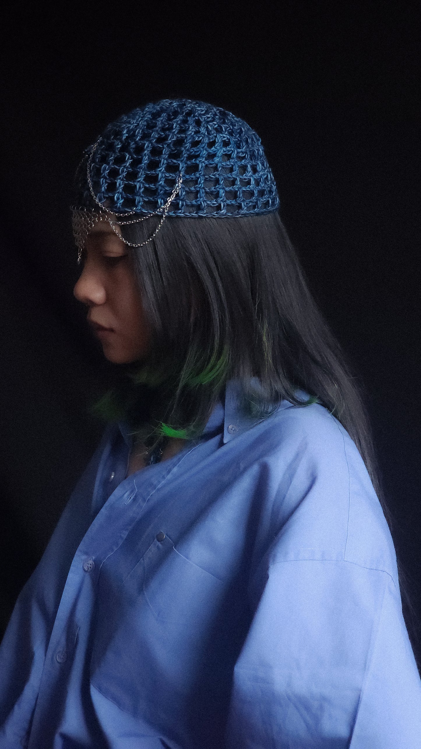 Sea And Sky Fishnet Hat