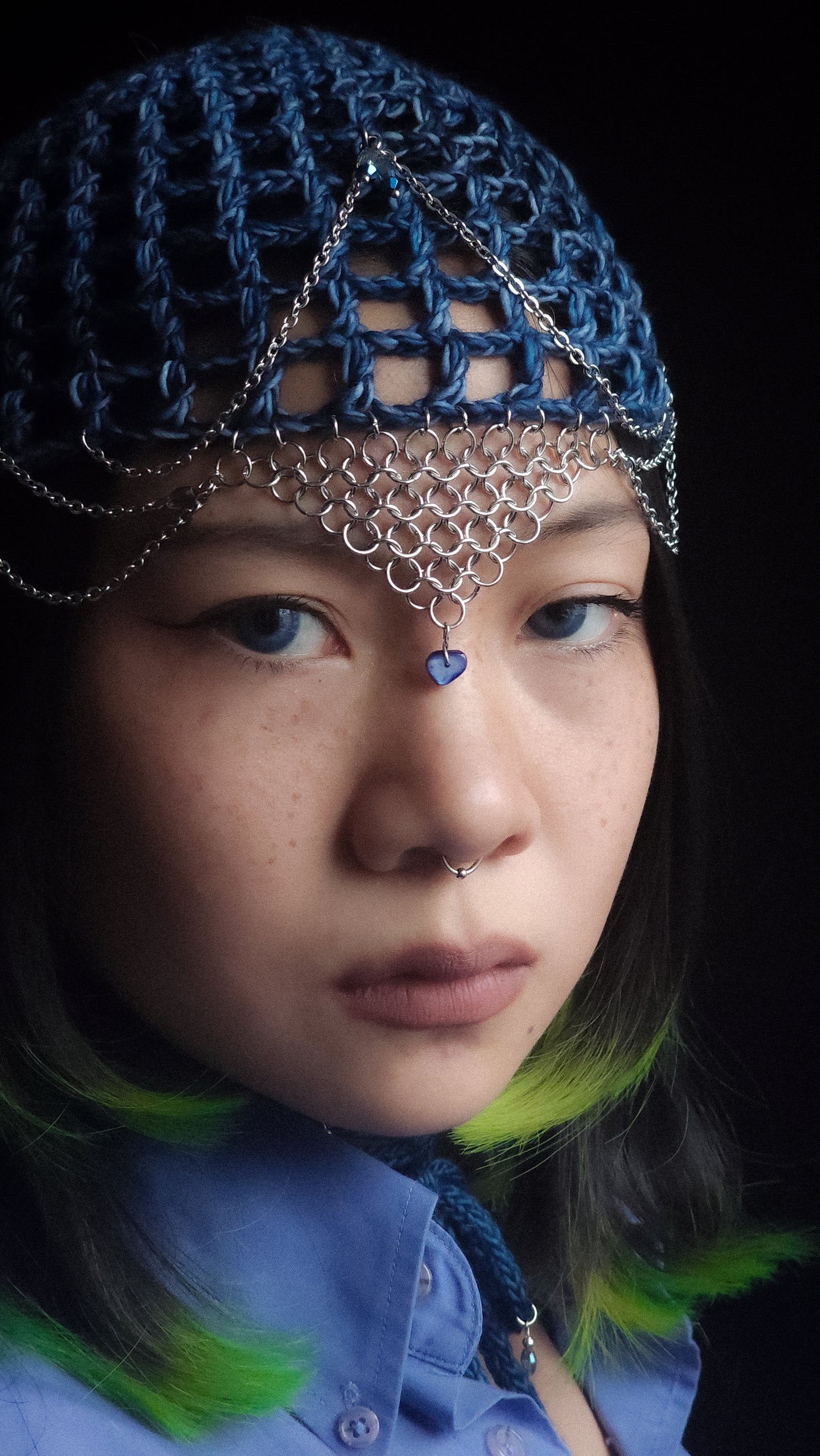 Sea And Sky Fishnet Hat