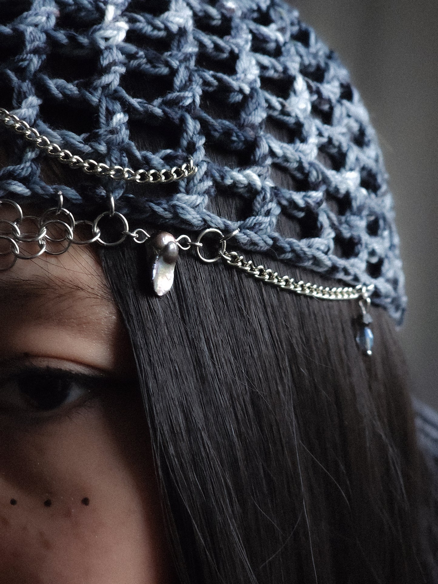 Foggy Lake Fishnet Hat