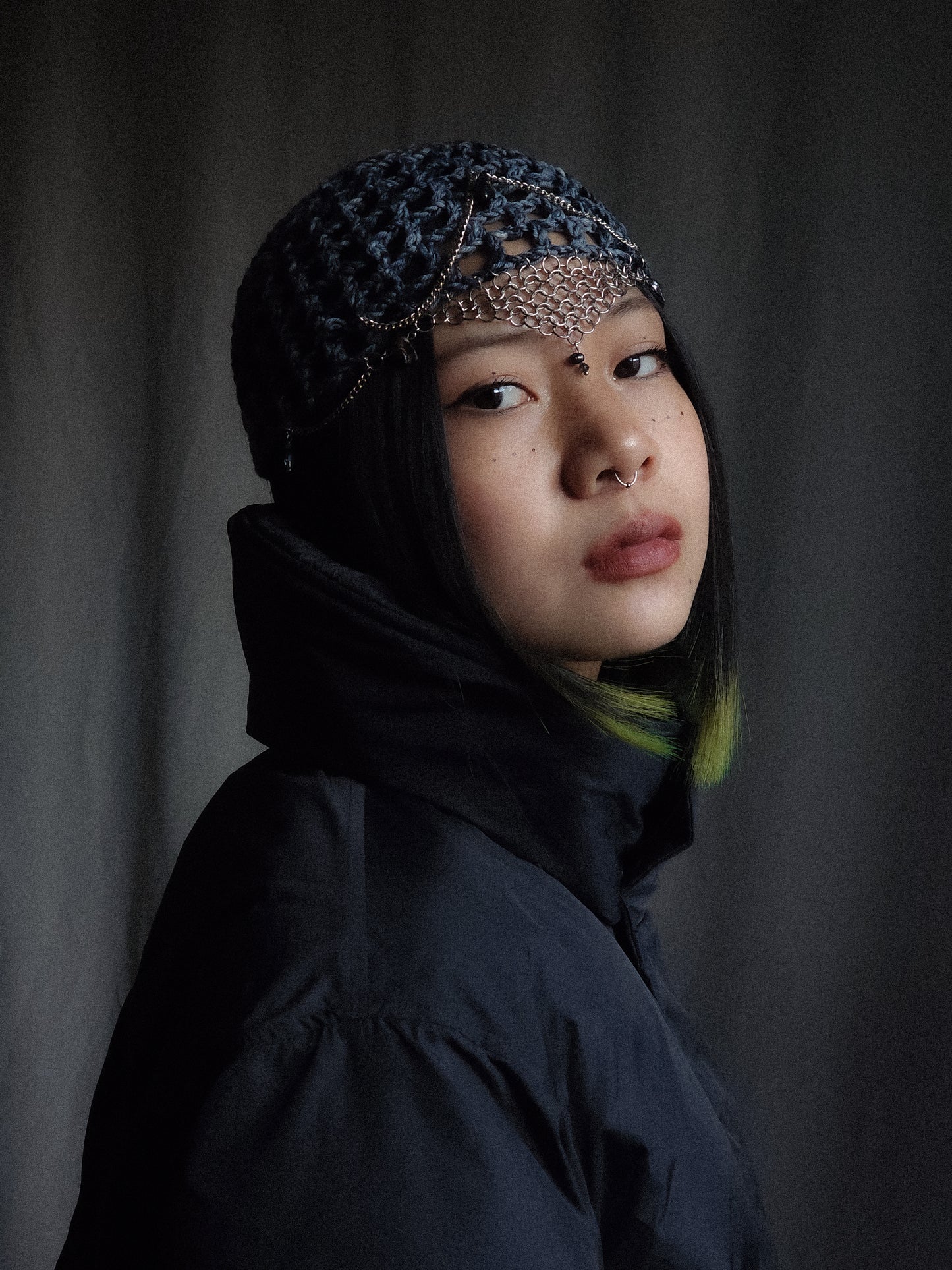 Foggy Lake Fishnet Hat