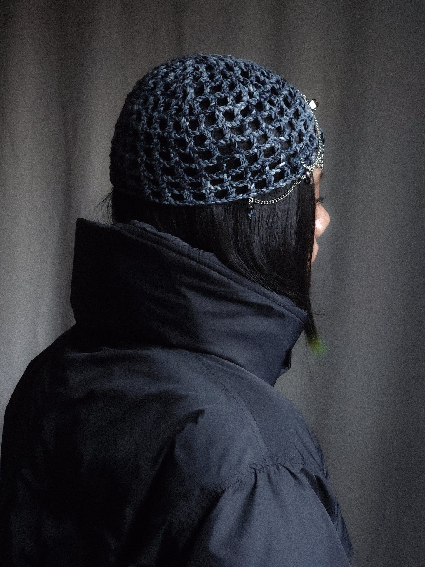 Foggy Lake Fishnet Hat