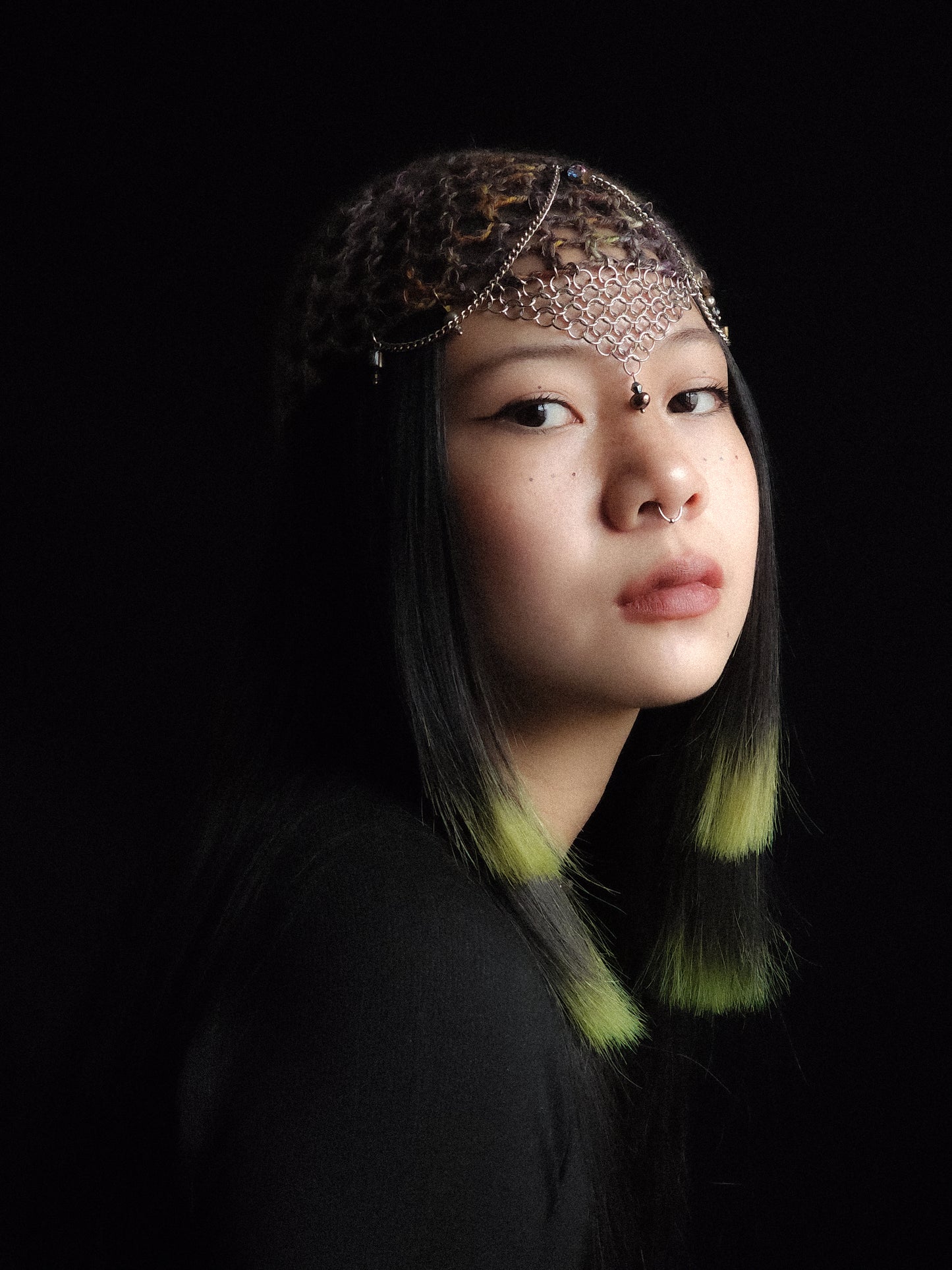 Colorful Dust Fishnet Hat