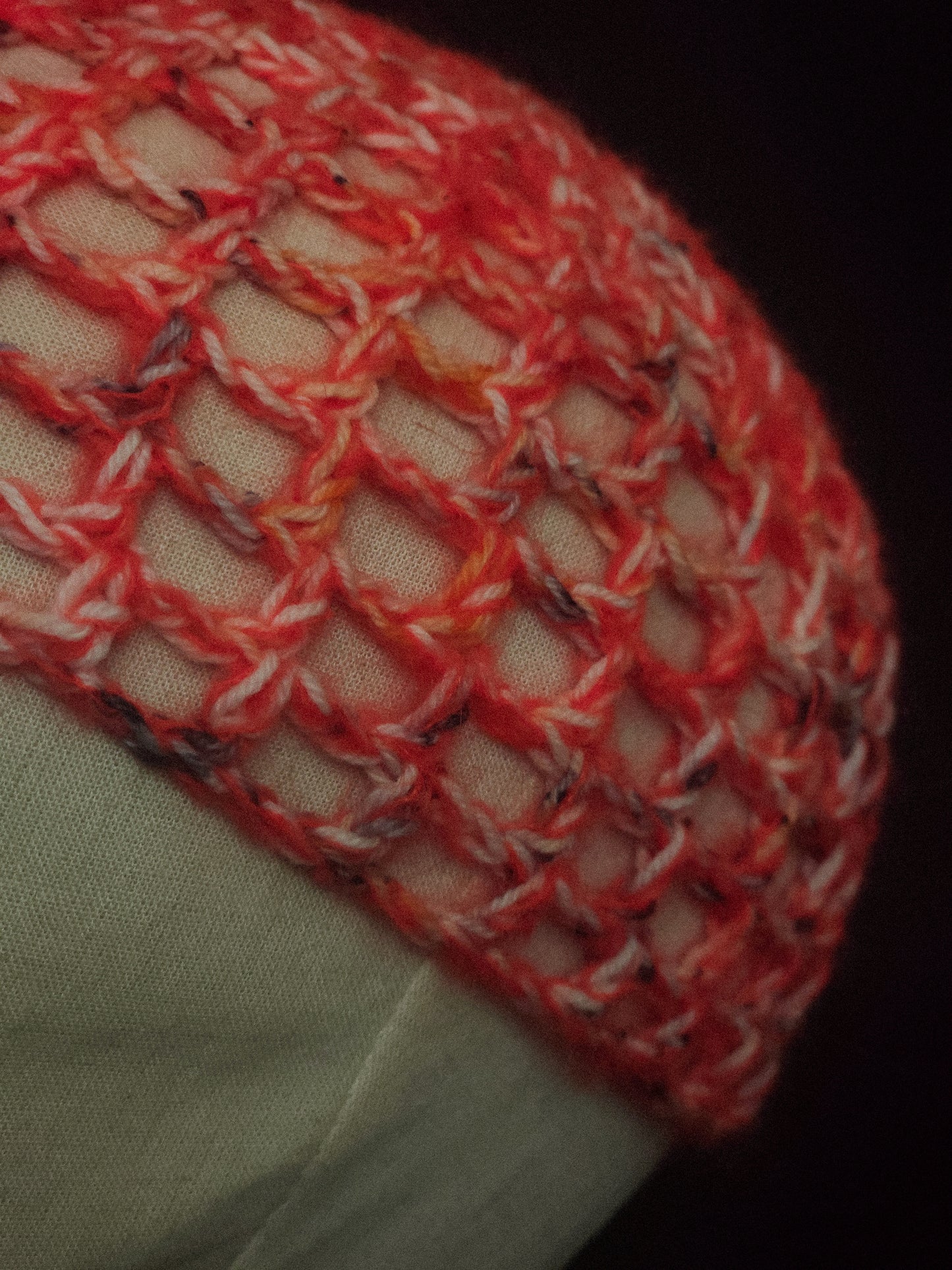 Fluffy Koi Fishnet Hat