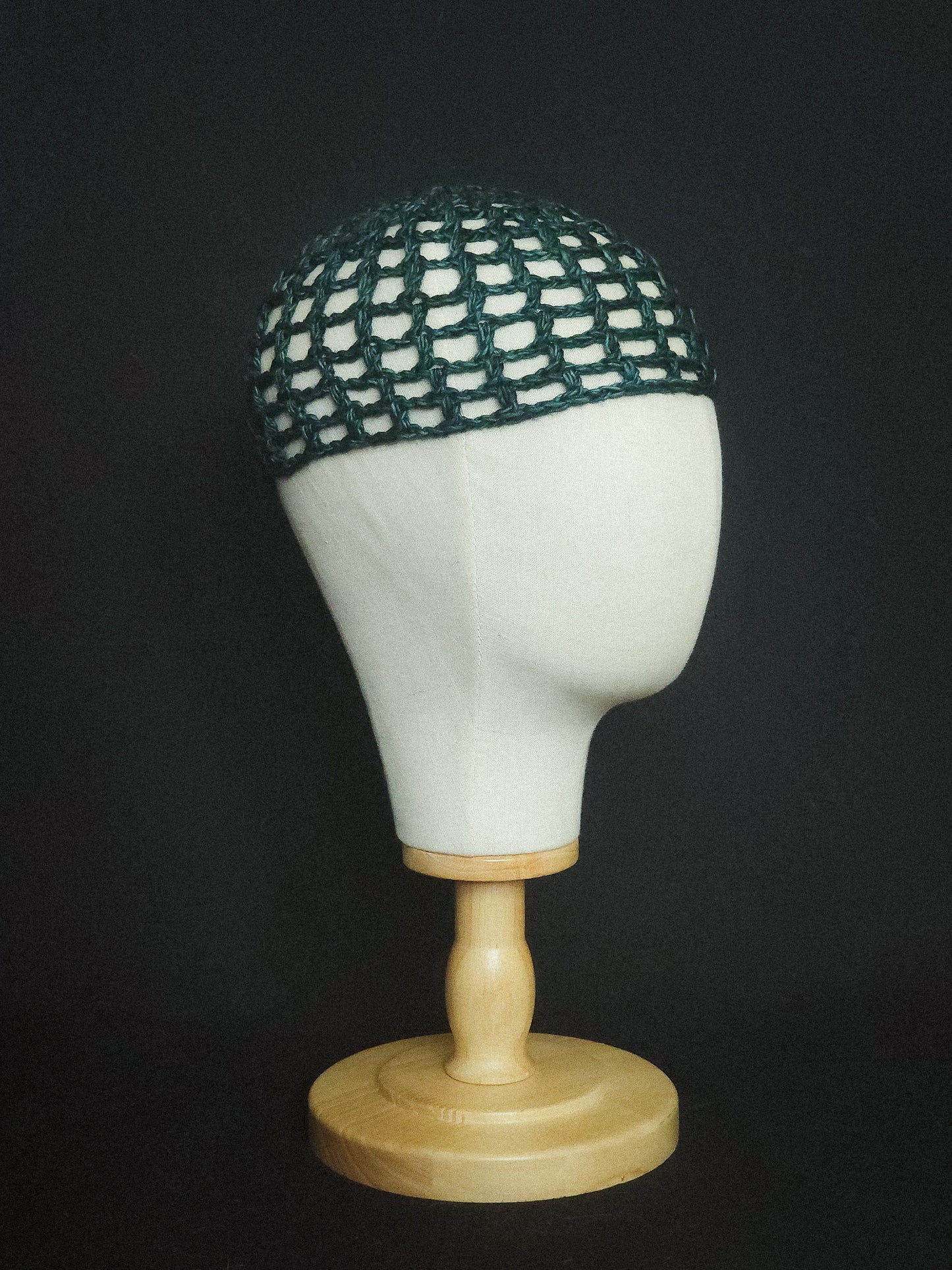 Petrol Fishnet Hat