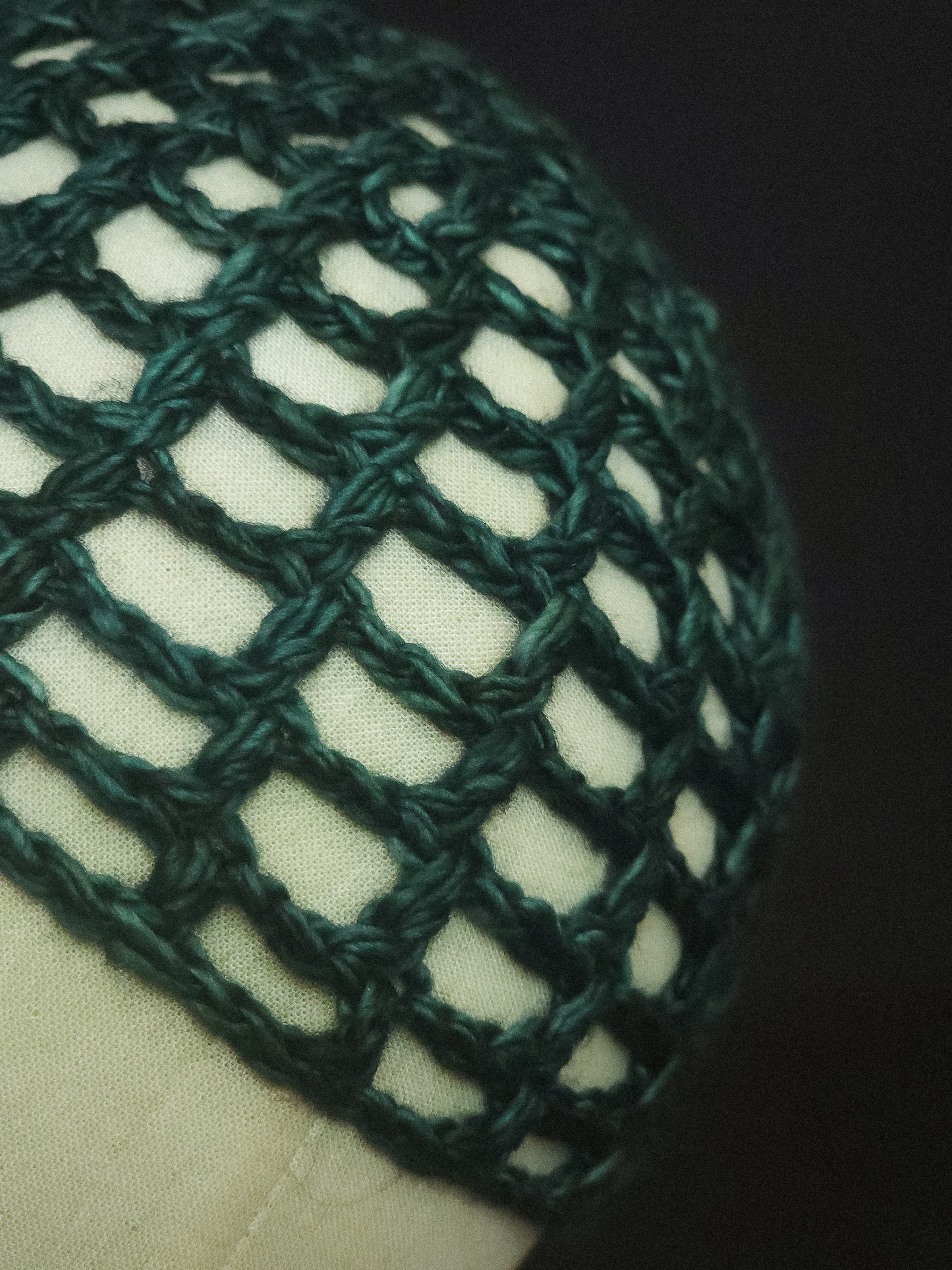 Petrol Fishnet Hat