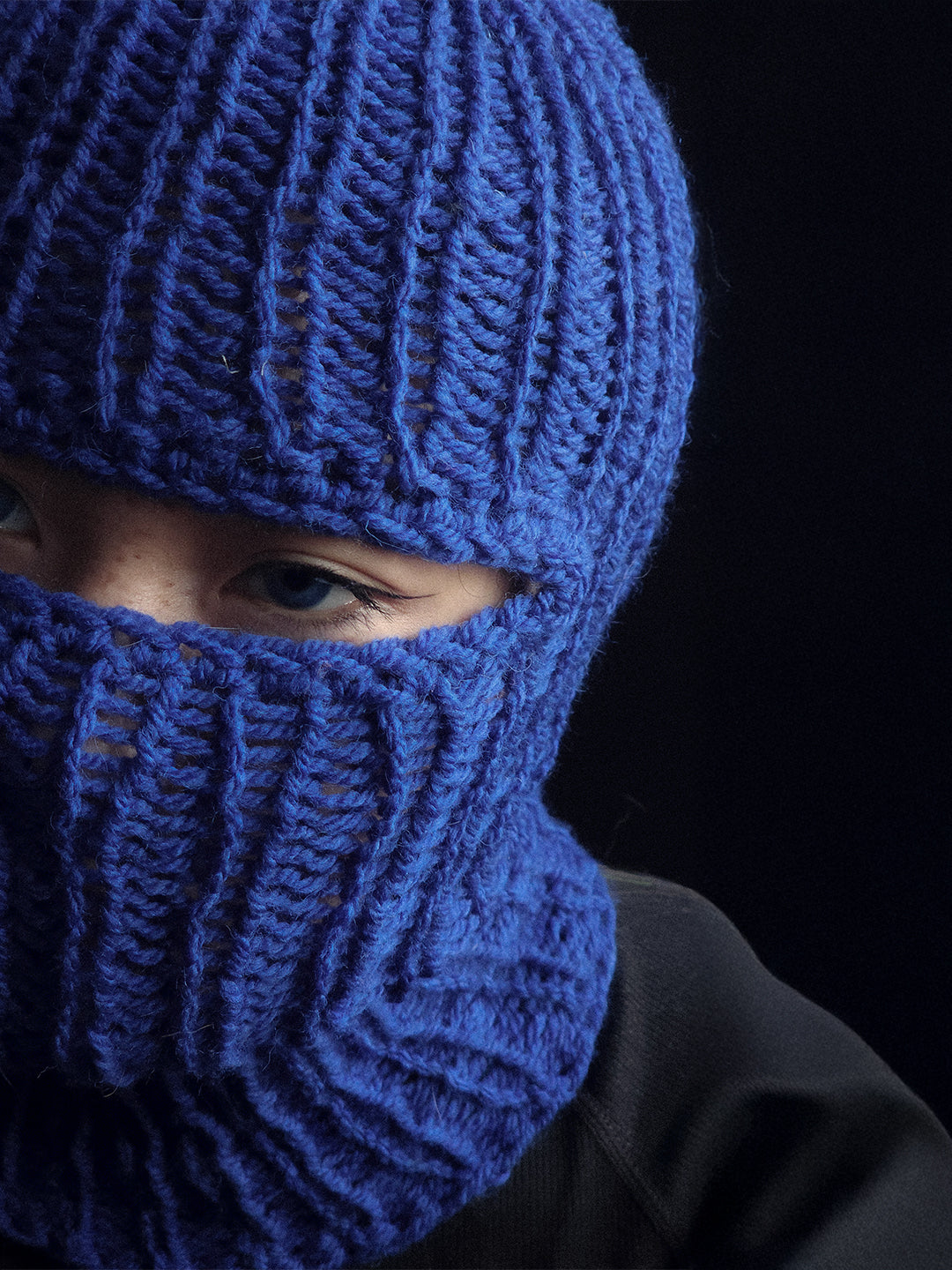 Bluest Knitted Balaclava