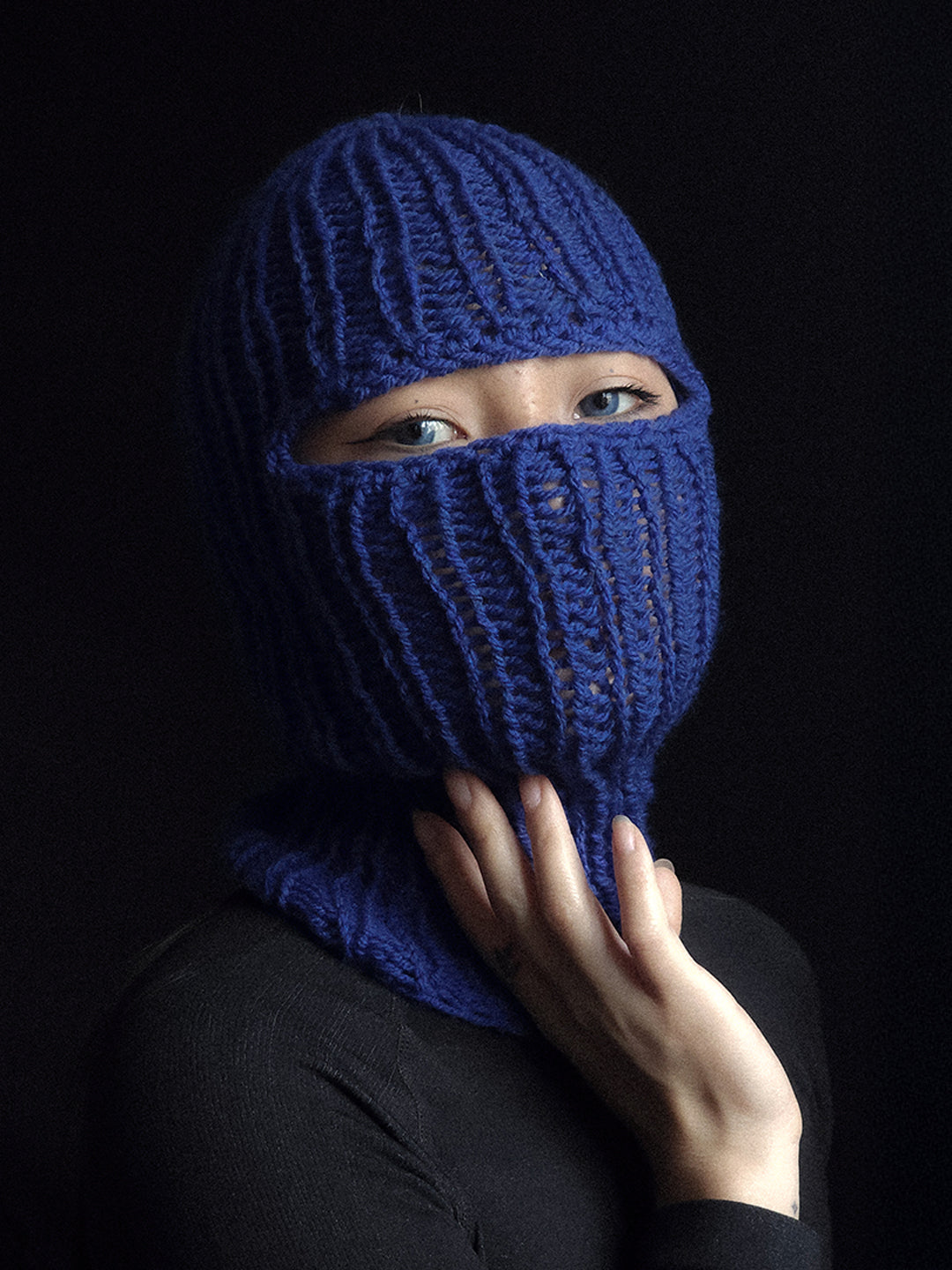 Bluest Knitted Balaclava