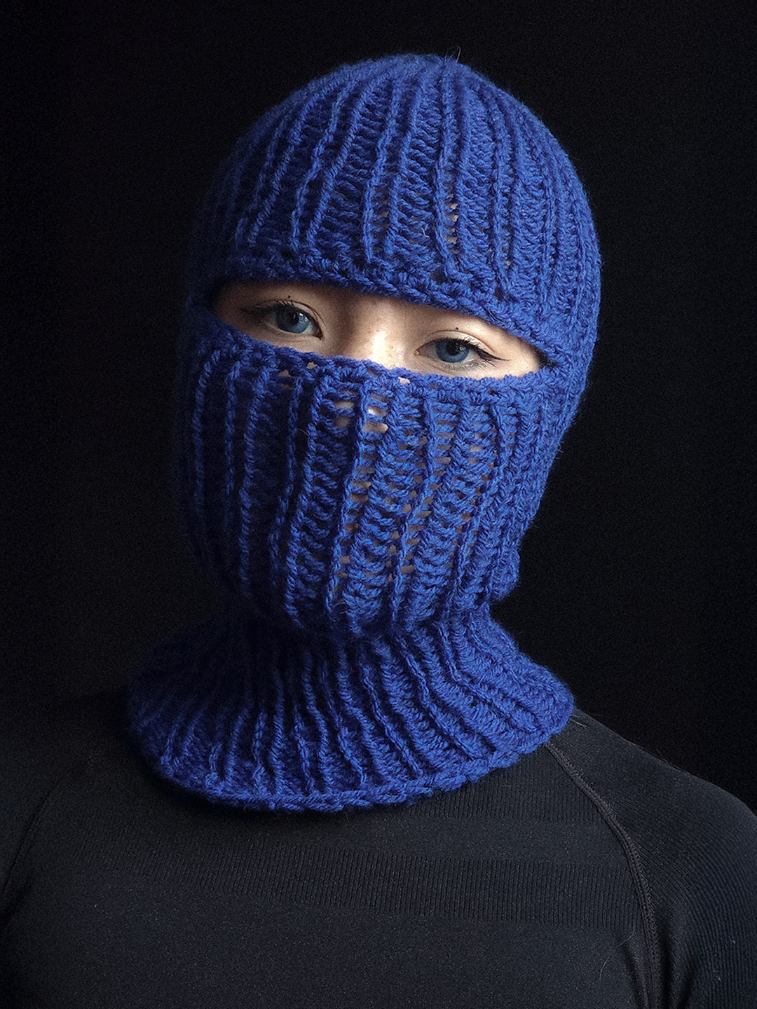 Bluest Knitted Balaclava