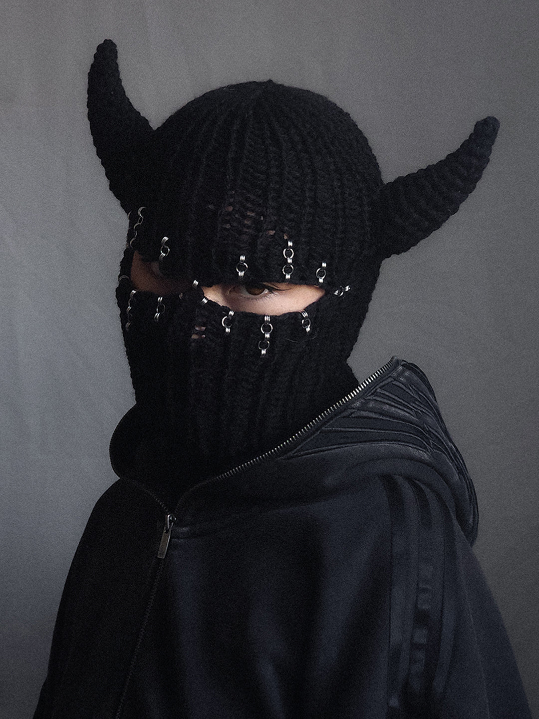 Chained Devil Knitted Balaclava