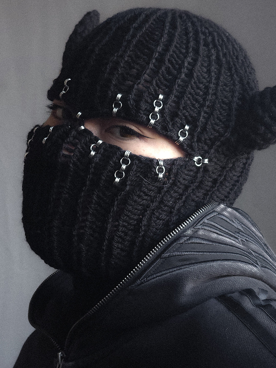 Chained Devil Knitted Balaclava
