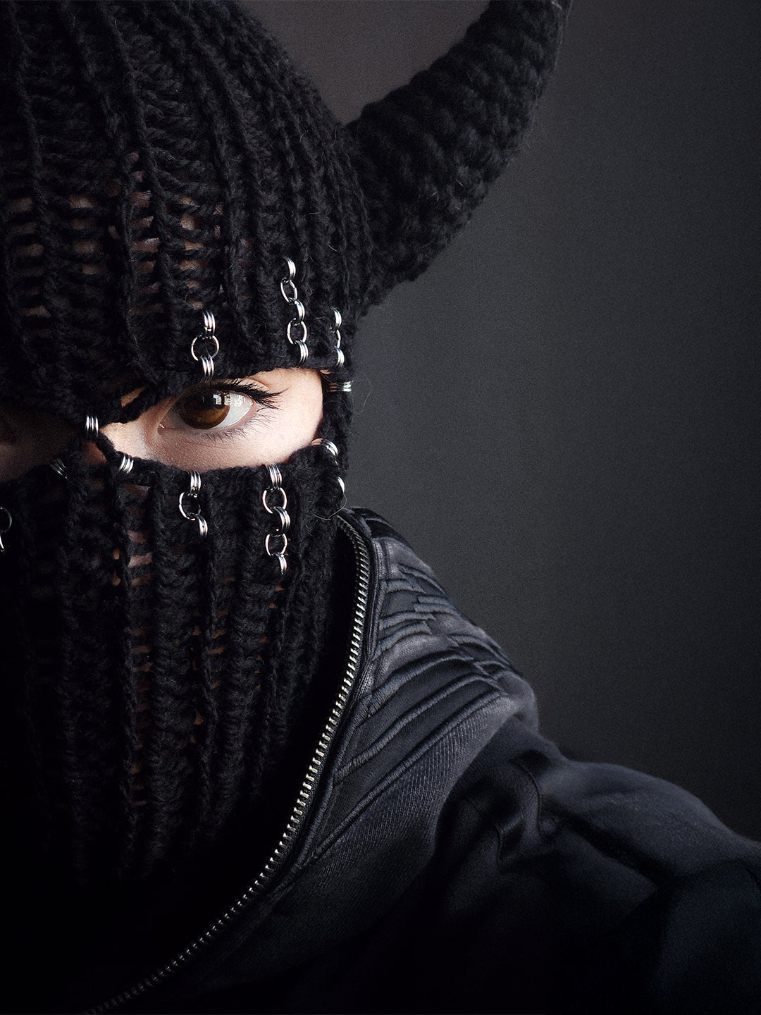 Chained Devil Knitted Balaclava
