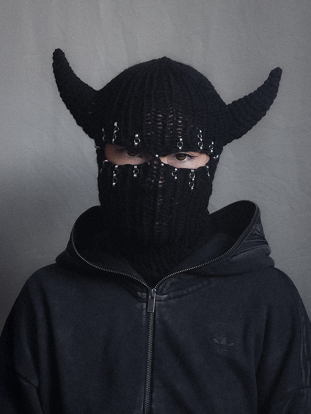 Chained Devil Knitted Balaclava