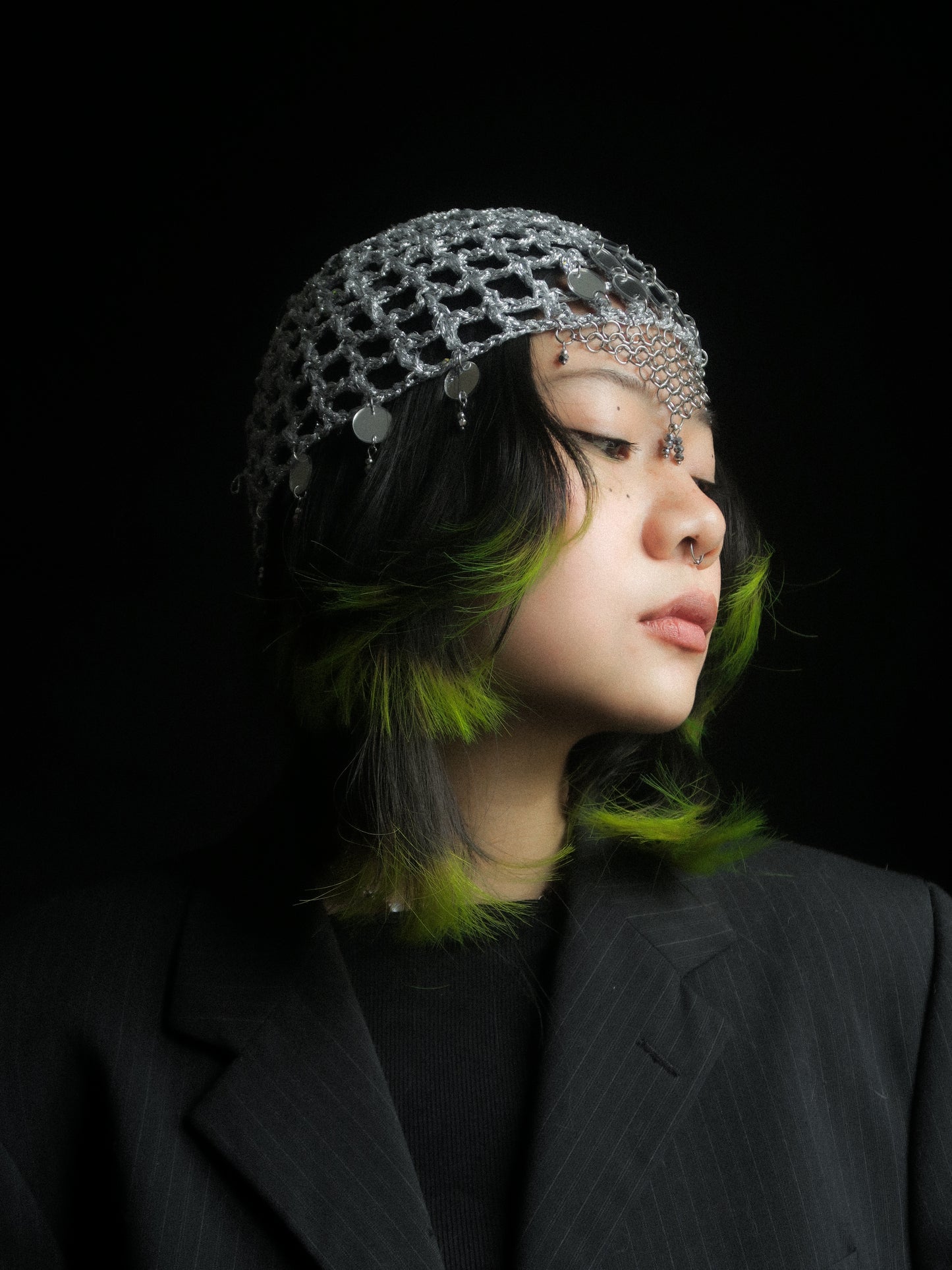 DiscoHead Fishnet Hat