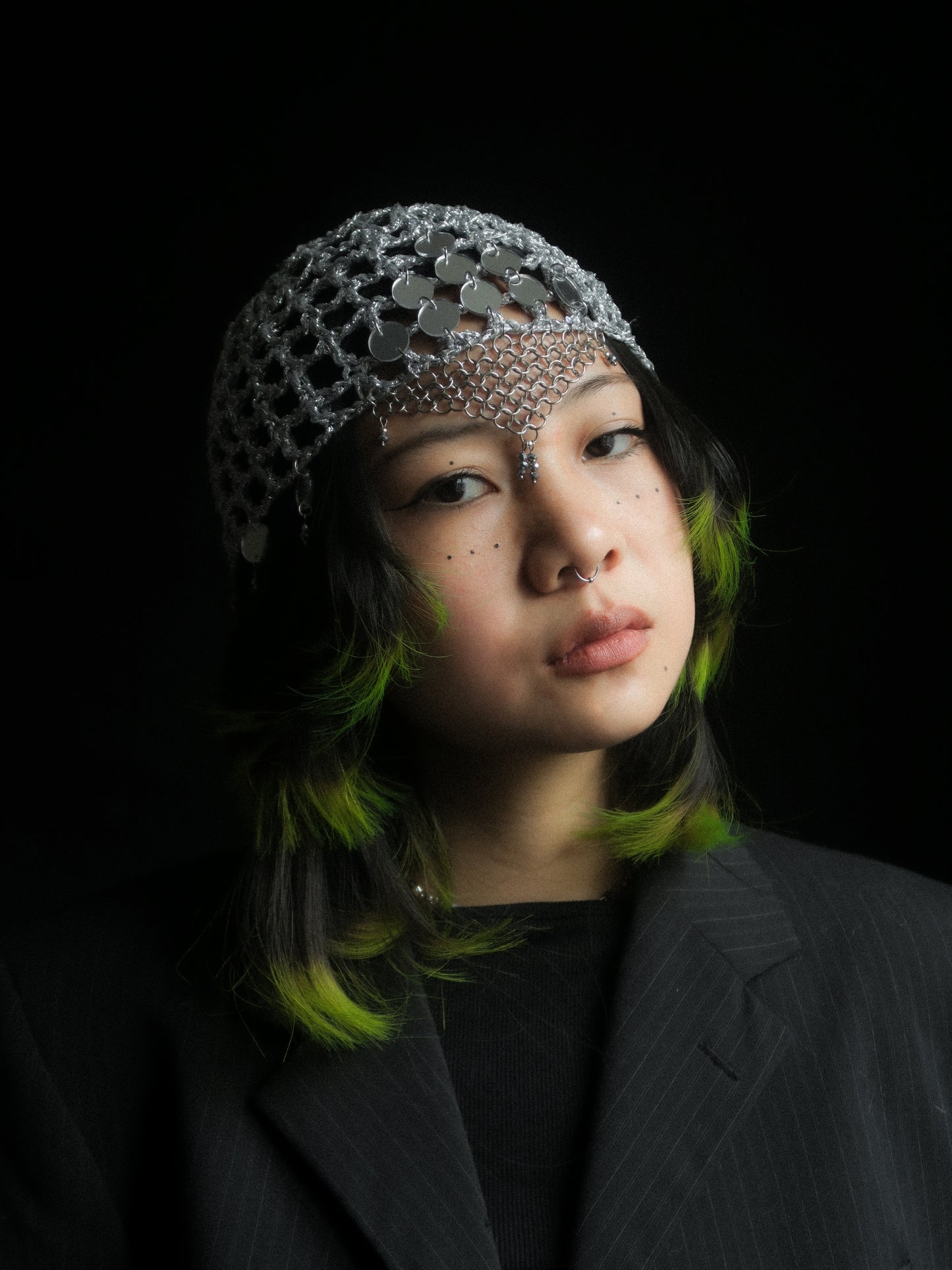DiscoHead Fishnet Hat
